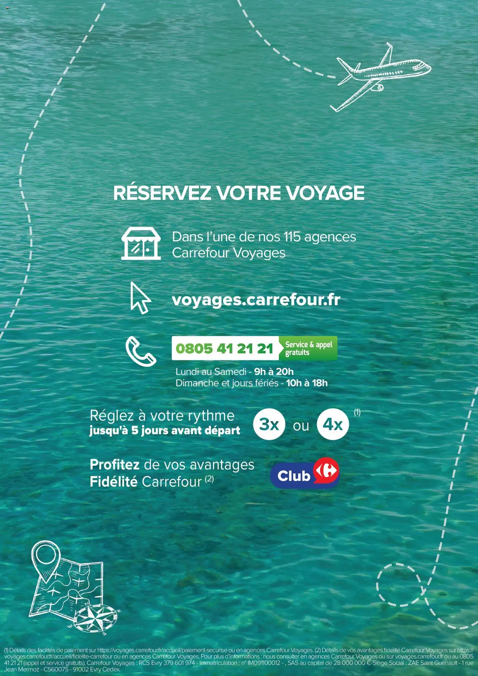 Carrefour contact Les 10 jours carrefour voyages