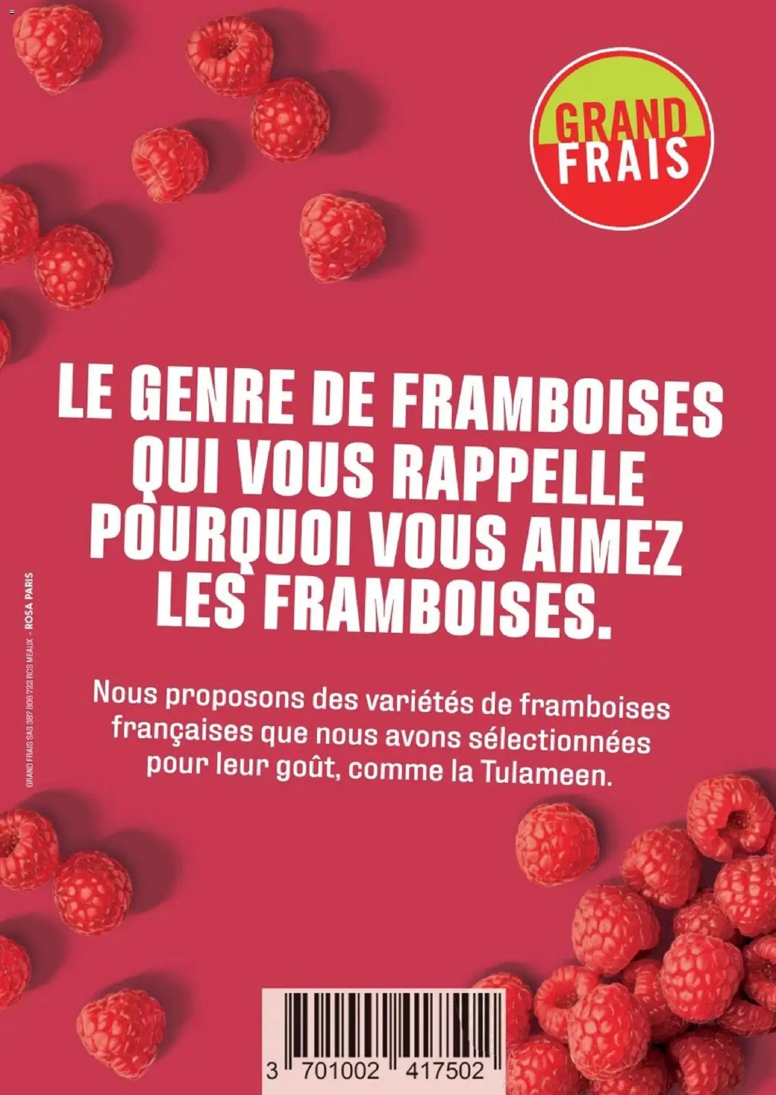 Grand Frais - Eté 2026