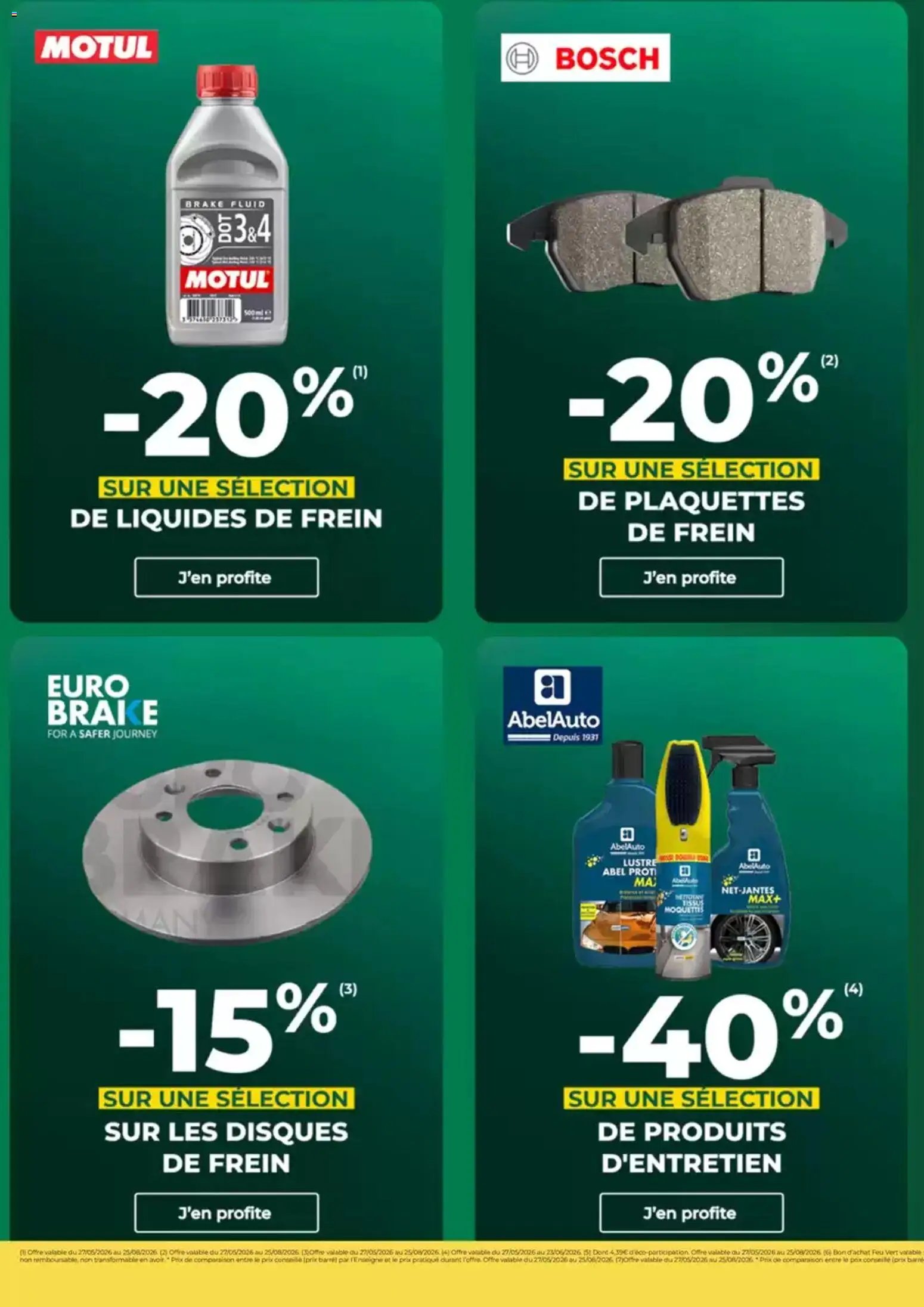 Feu Vert catalogue