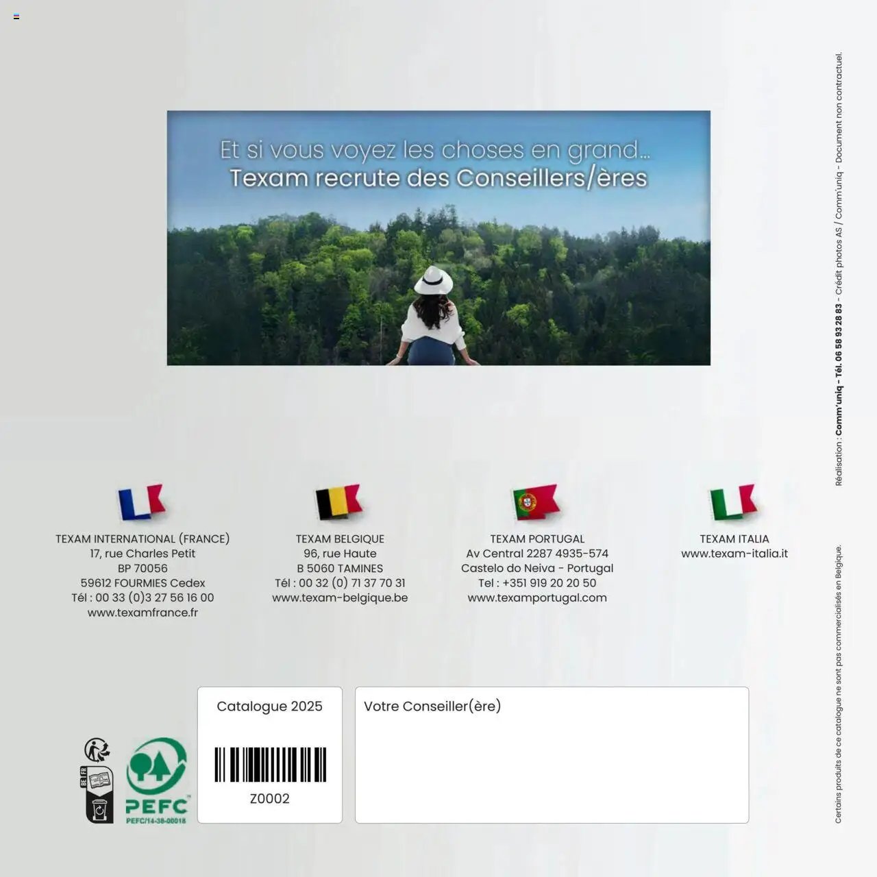 Texam catalogue (2025-02-01 - 2025-12-31)