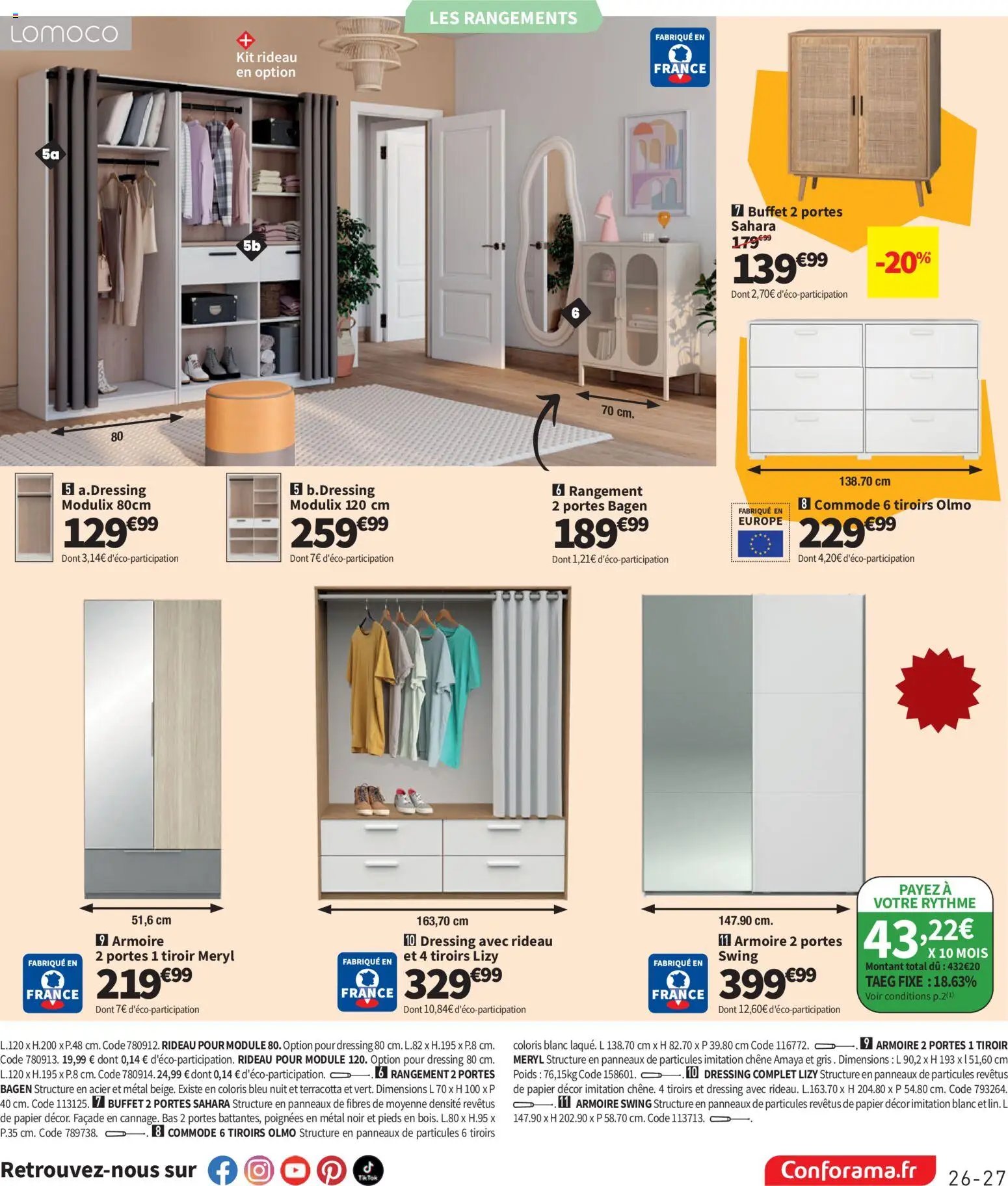 Conforama catalogue