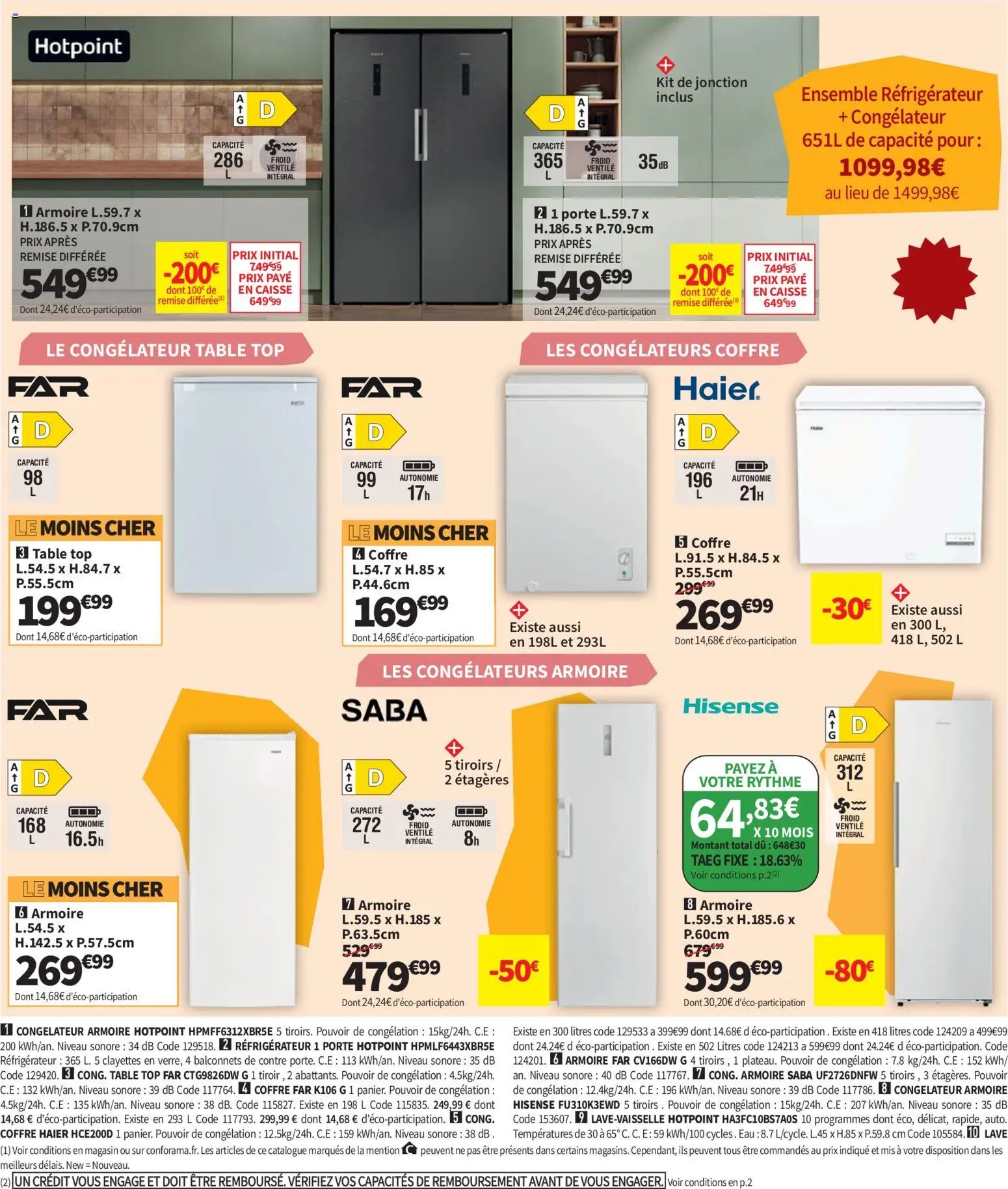 Conforama catalogue