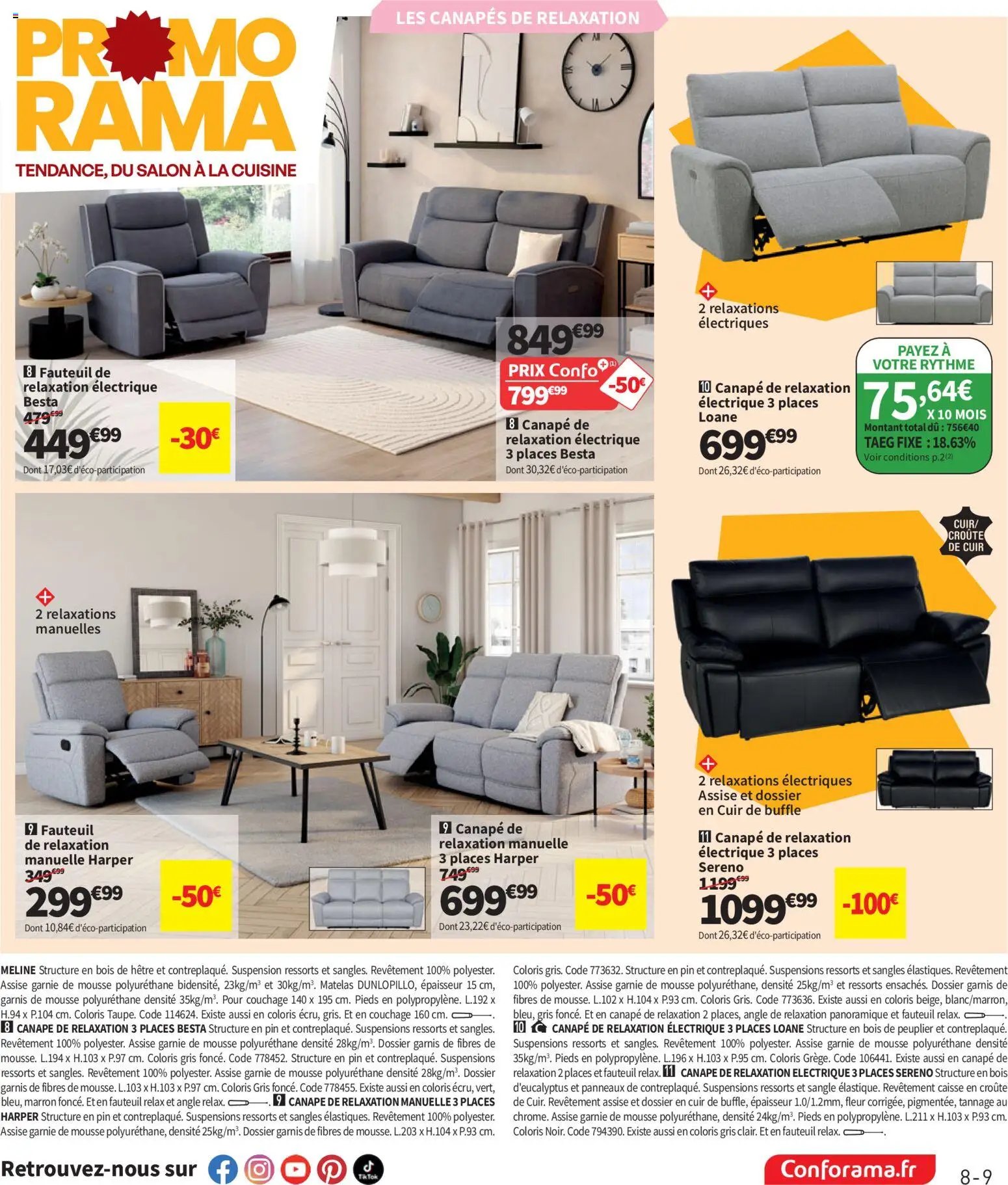 Conforama catalogue