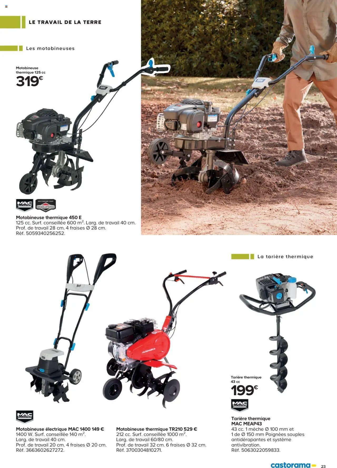 Castorama Outils motorisés de jardin et nettoyeurs haute pression (2025-02-26 - 2025-12-31)