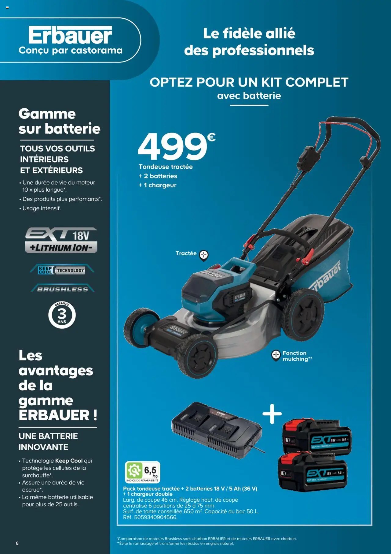 Castorama Outils motorisés de jardin et nettoyeurs haute pression (2025-02-26 - 2025-12-31)