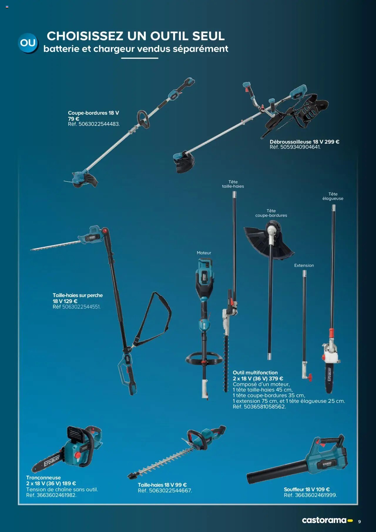 Castorama Outils motorisés de jardin et nettoyeurs haute pression (2025-02-26 - 2025-12-31)