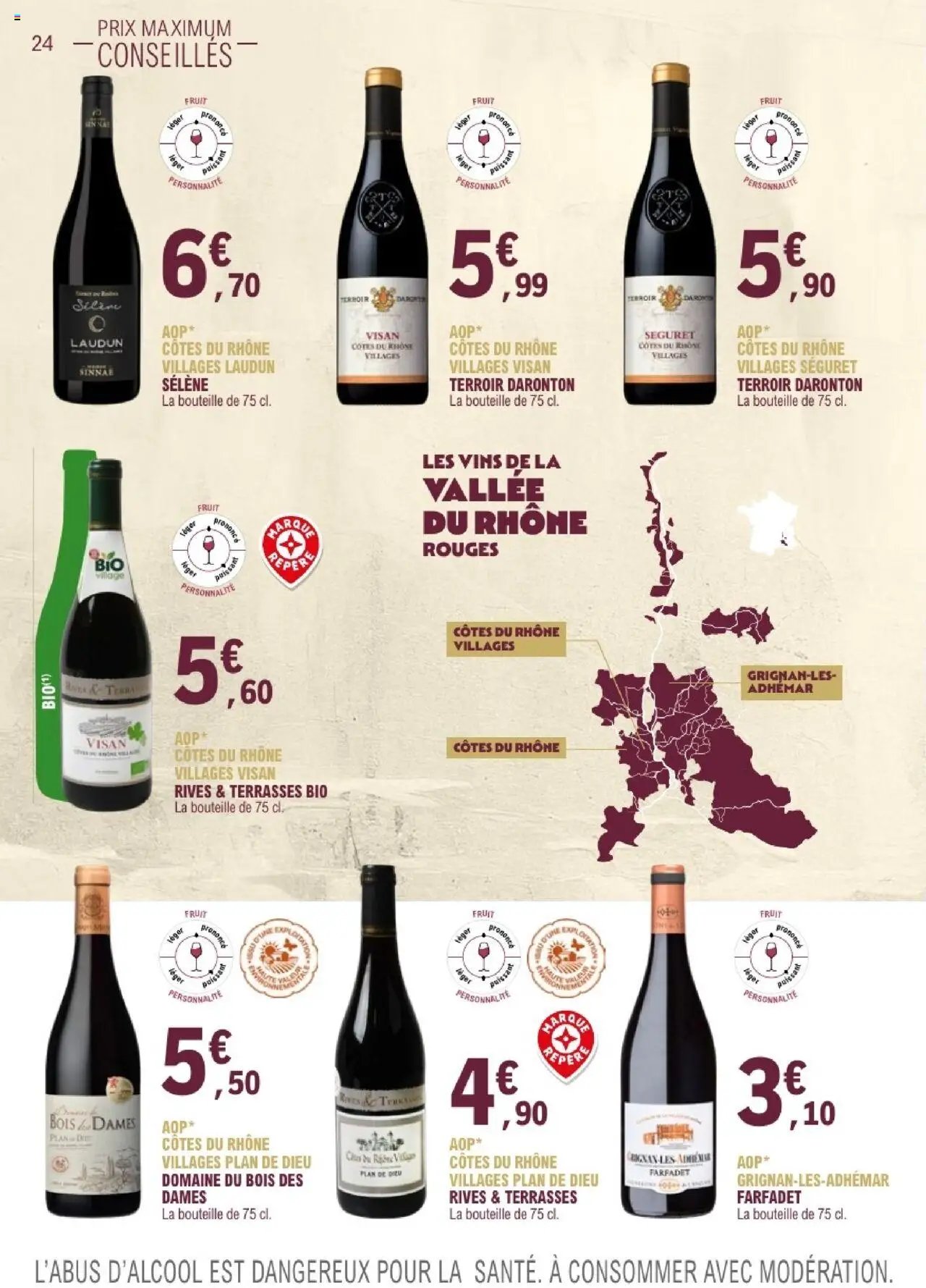 E.Leclerc Le guide des vins