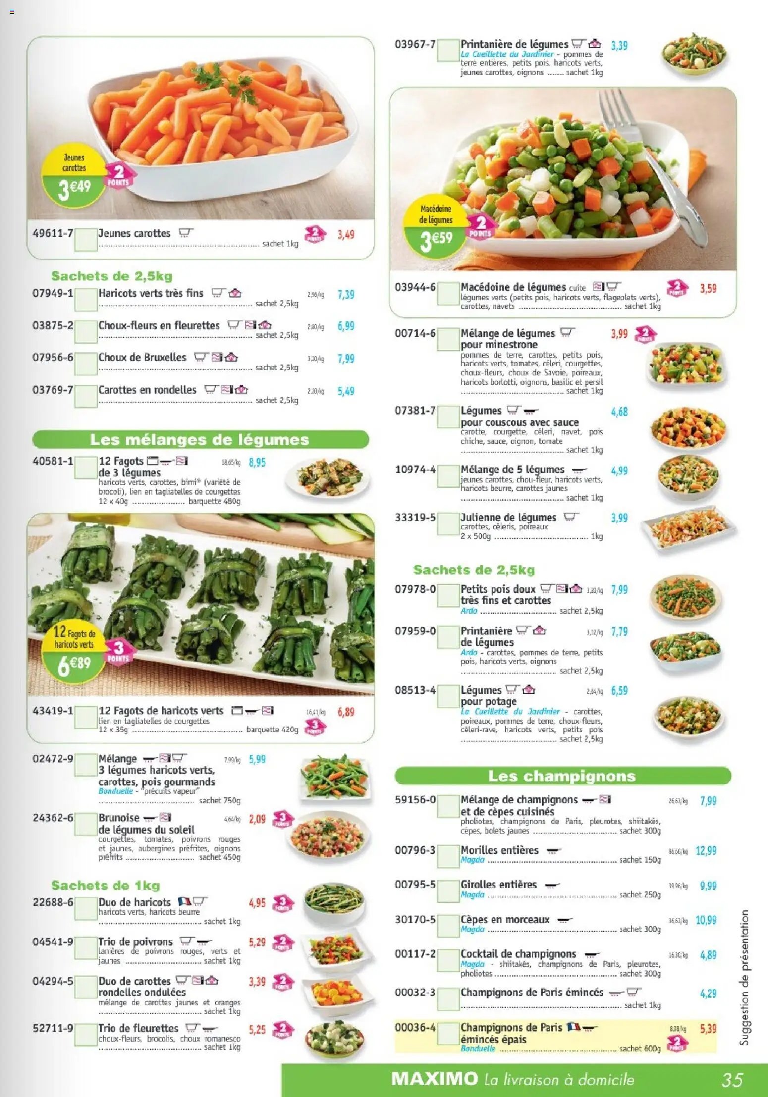 Maximo catalogue