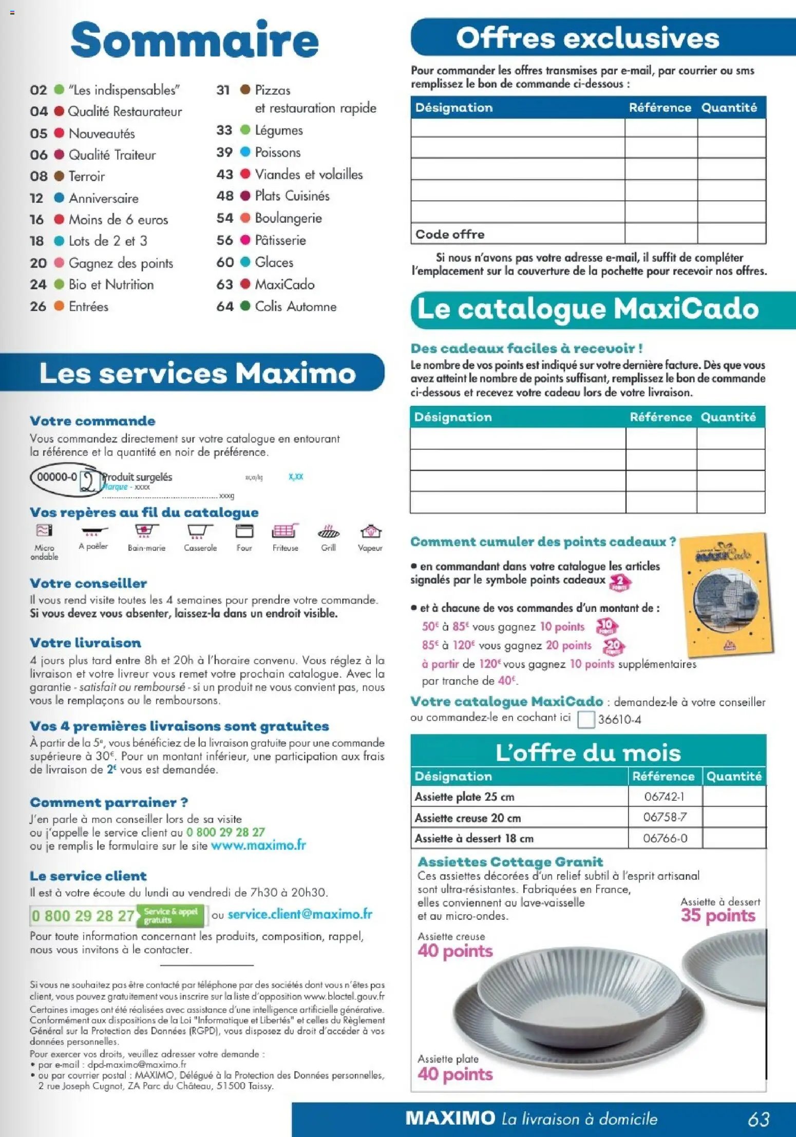 Maximo catalogue