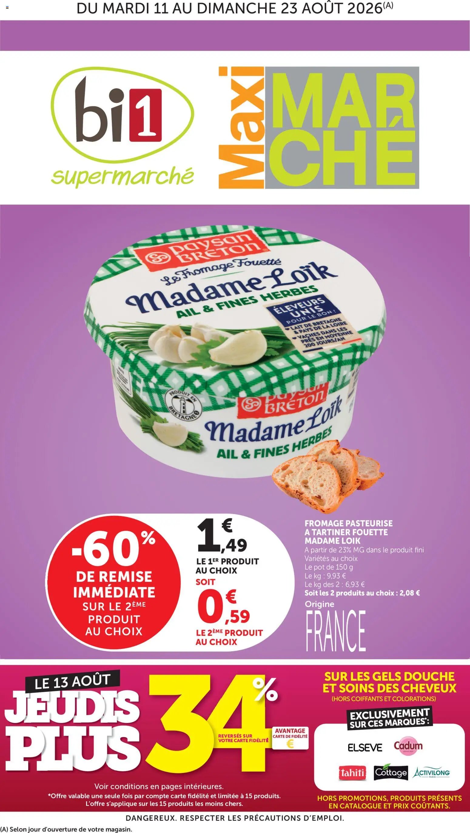 bi1 Catalogue Maxi marché