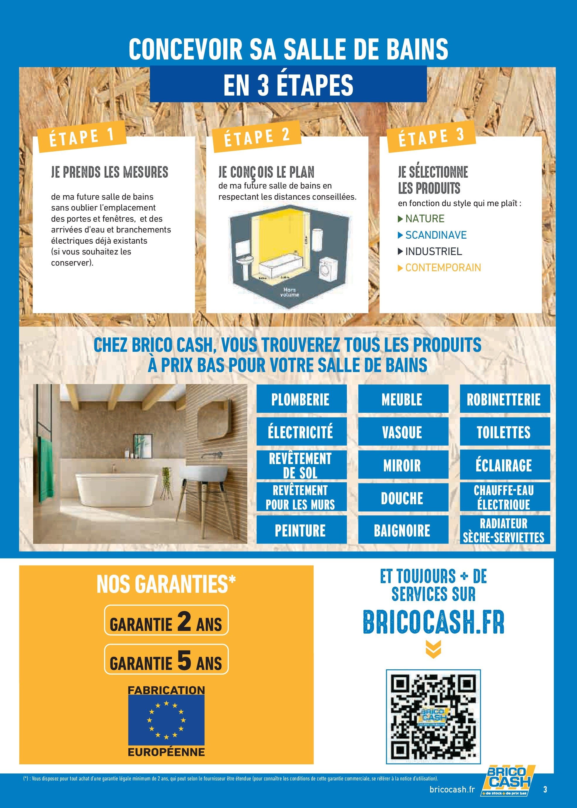 Brico Cash - Repensons votre salle de bains sans vous ruiner