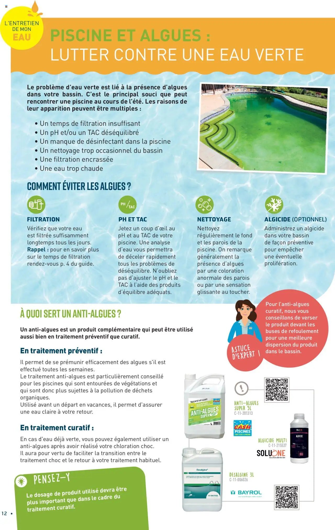 Cash Piscines Guide de l'entretien