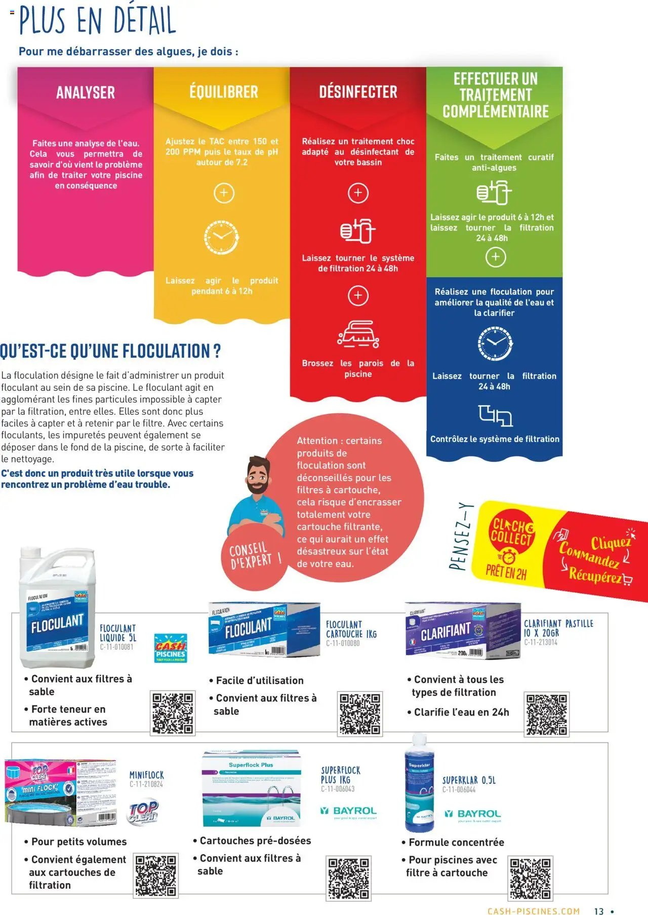 Cash Piscines Guide de l'entretien