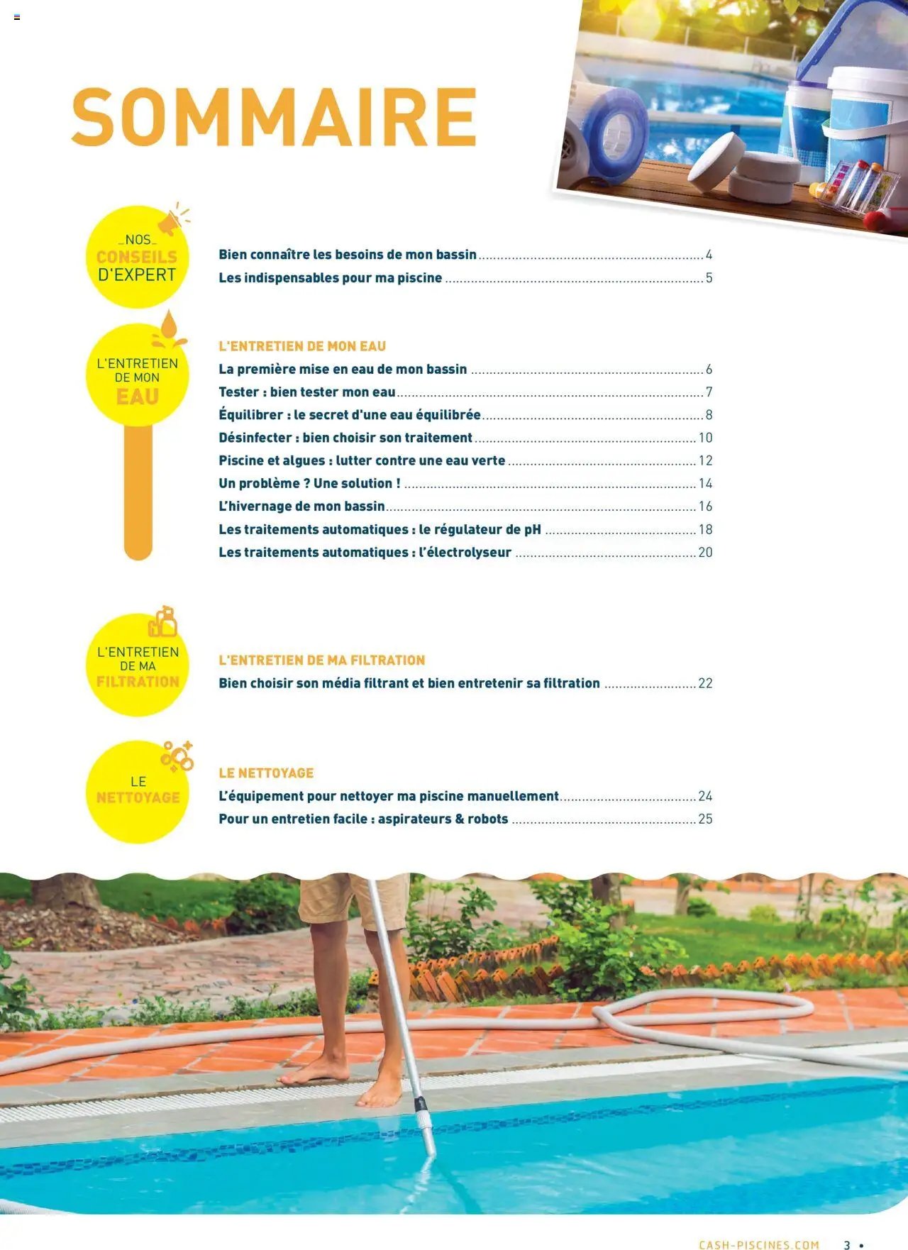 Cash Piscines Guide de l'entretien