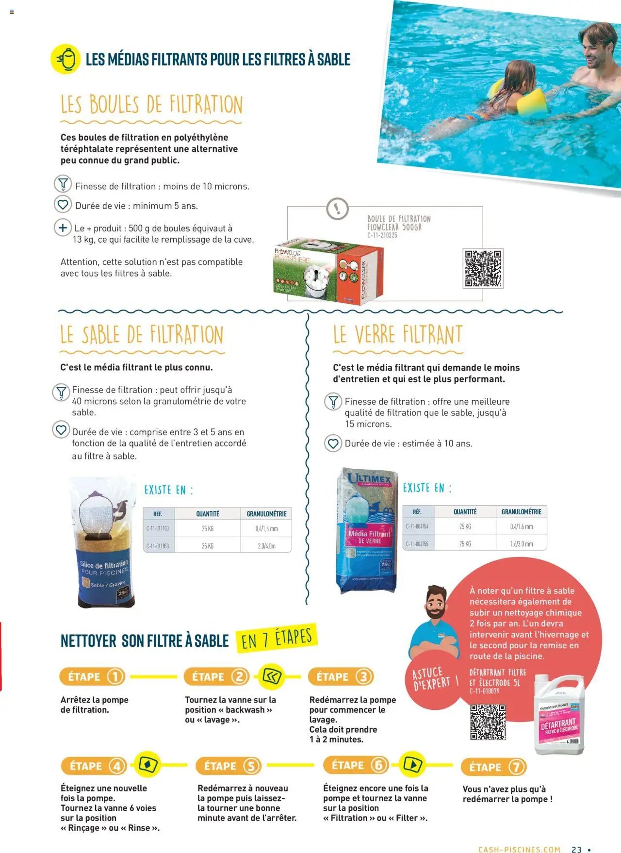 Cash Piscines Guide de l'entretien