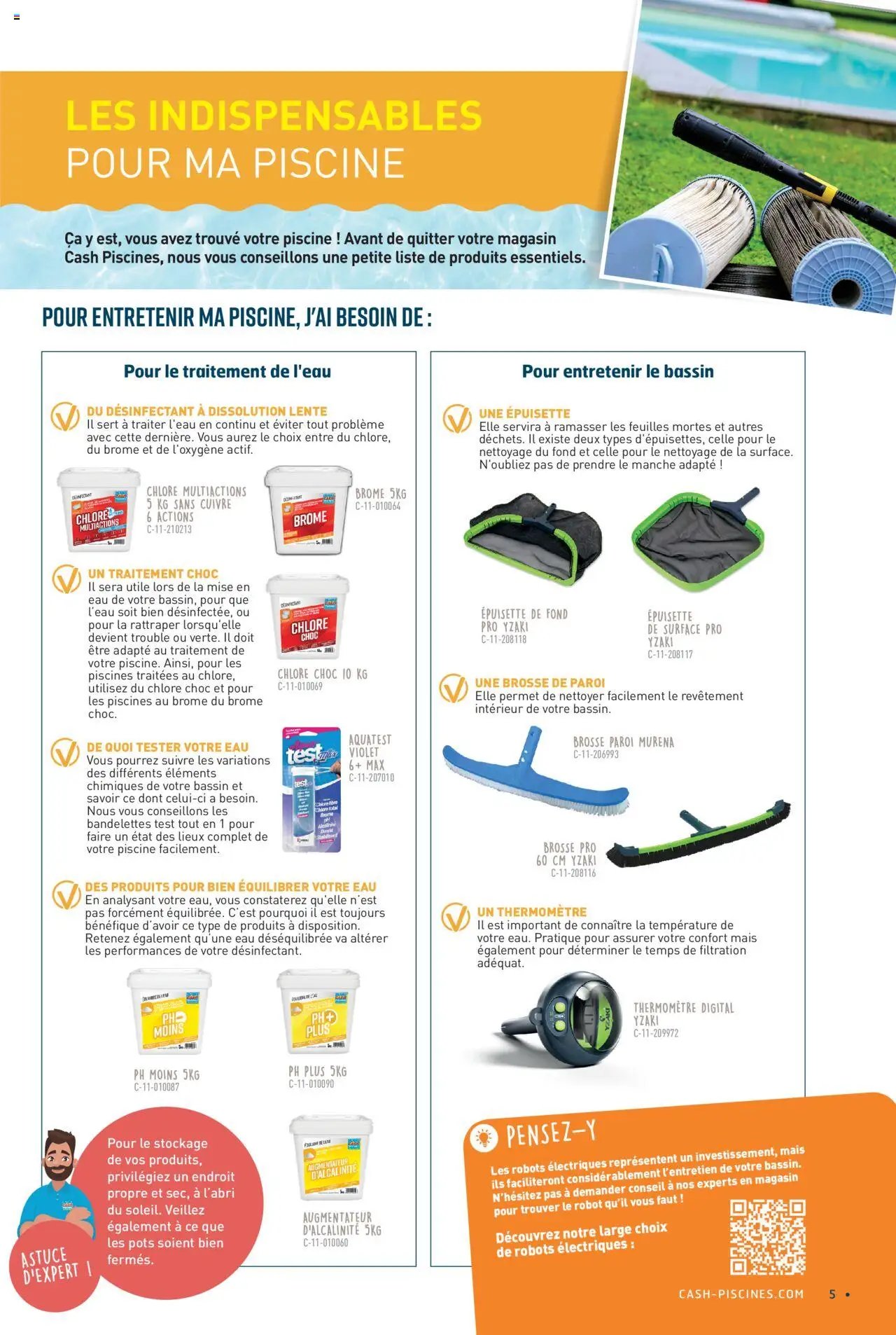 Cash Piscines Guide de l'entretien