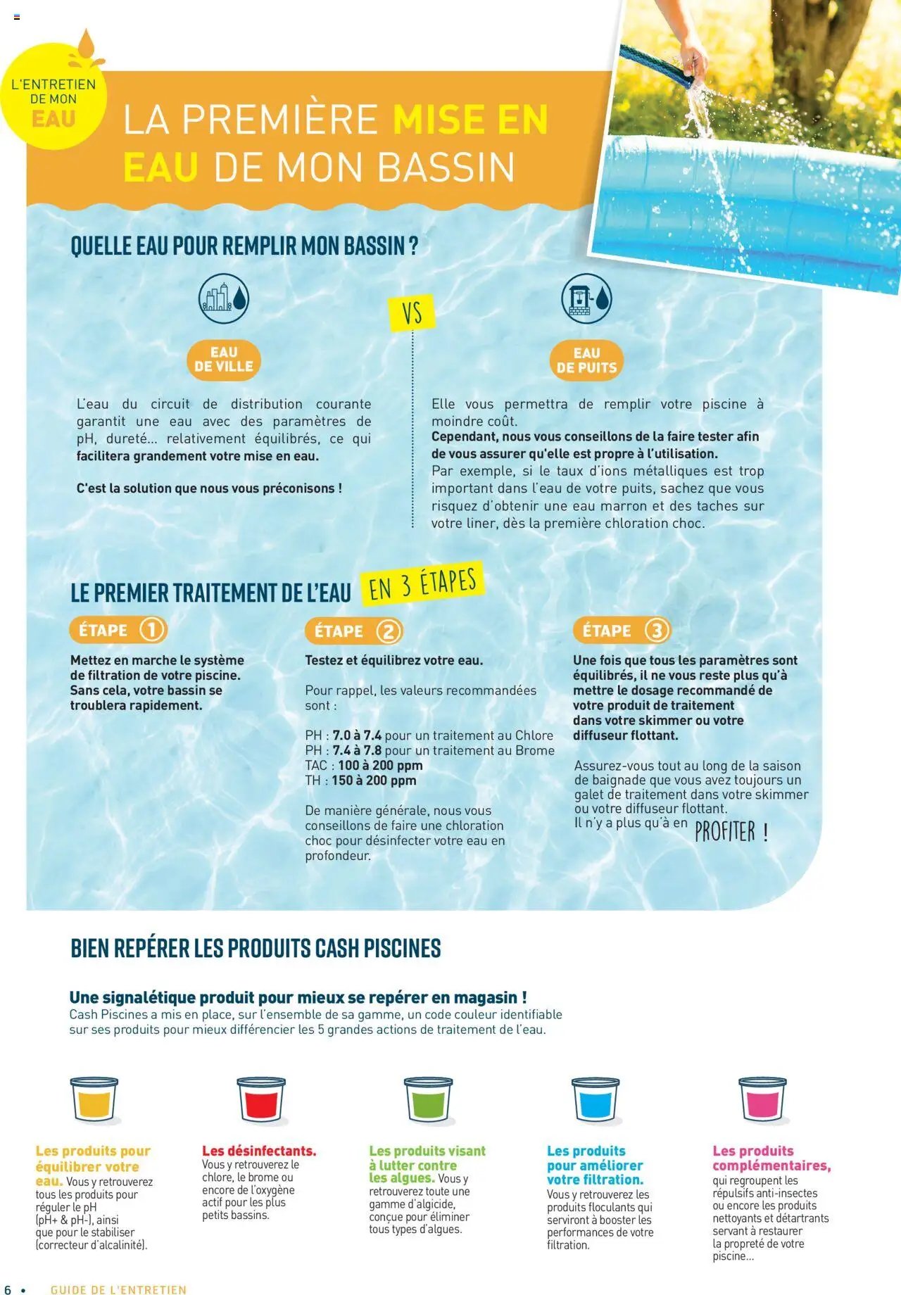 Cash Piscines Guide de l'entretien