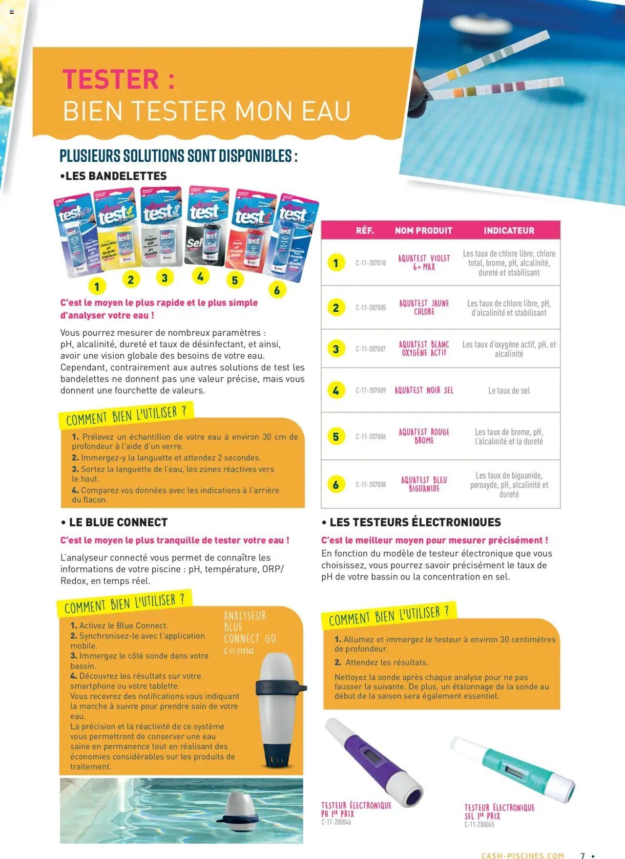 Cash Piscines Guide de l'entretien