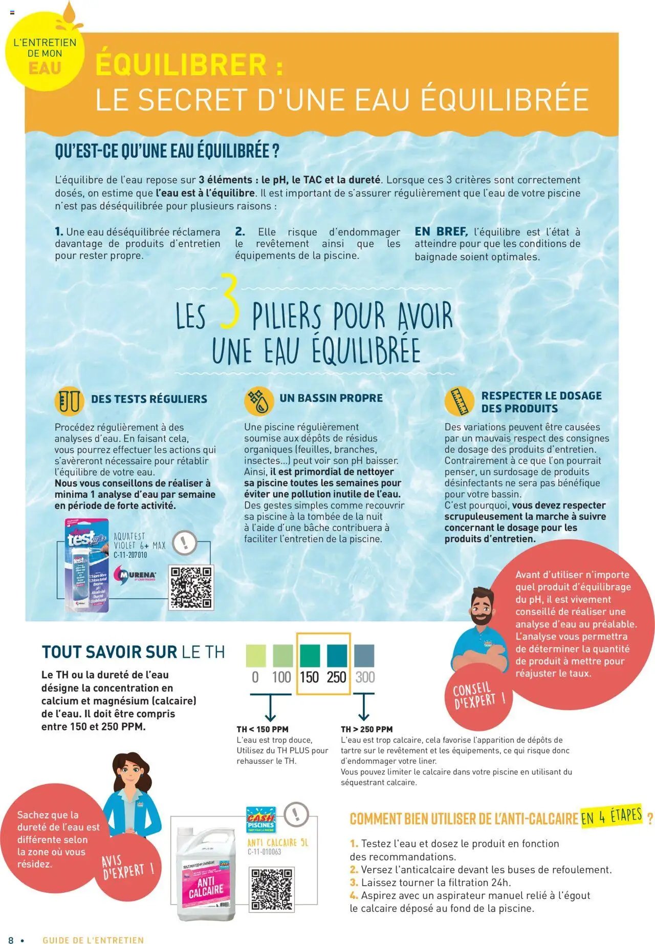 Cash Piscines Guide de l'entretien
