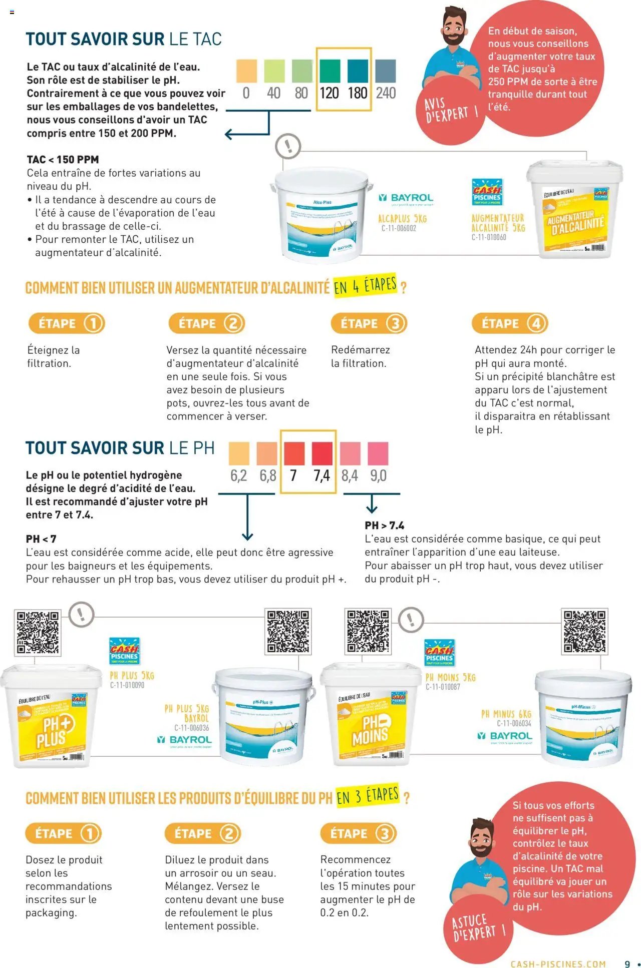 Cash Piscines Guide de l'entretien