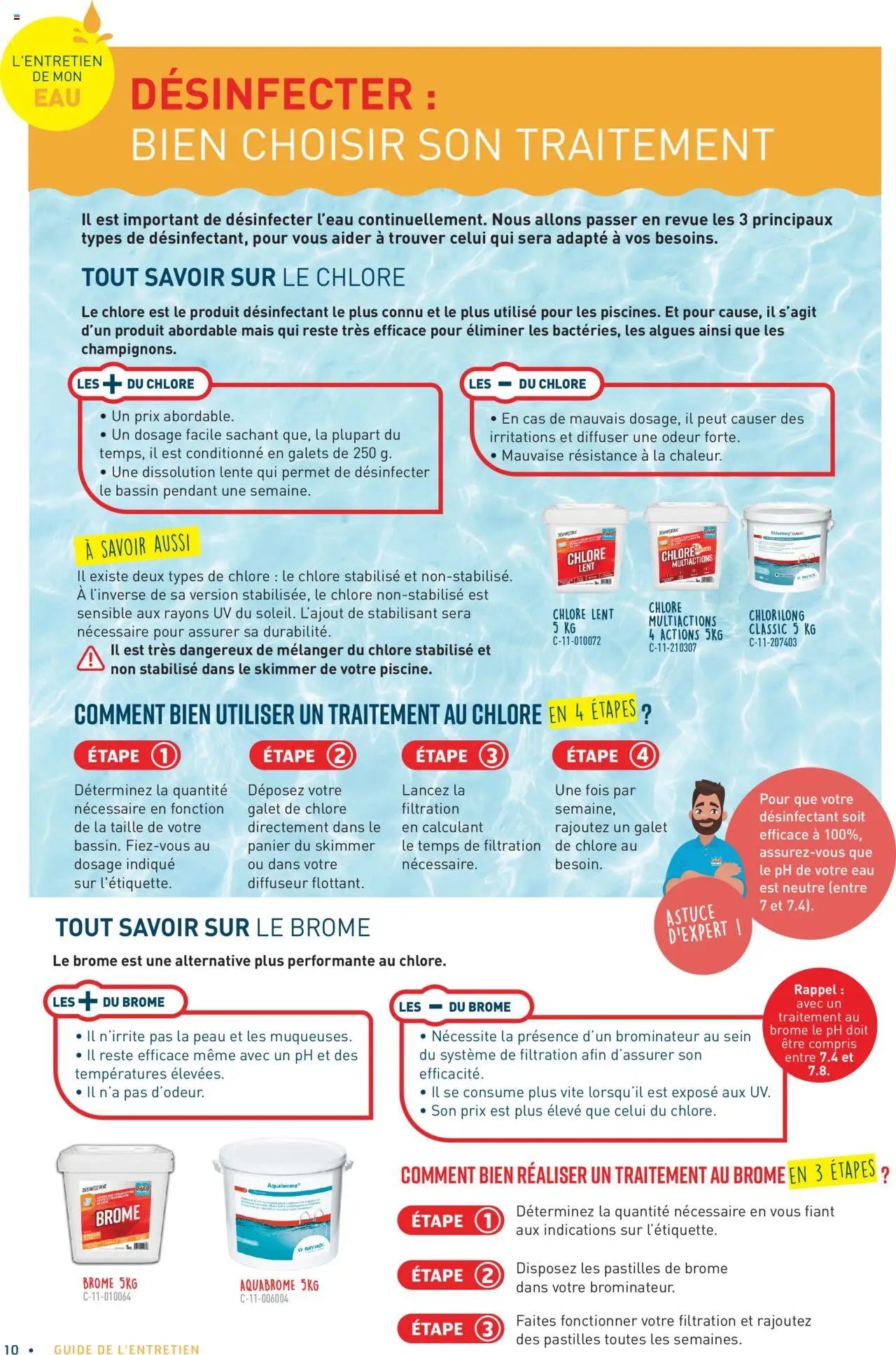 Cash Piscines Guide de l'entretien