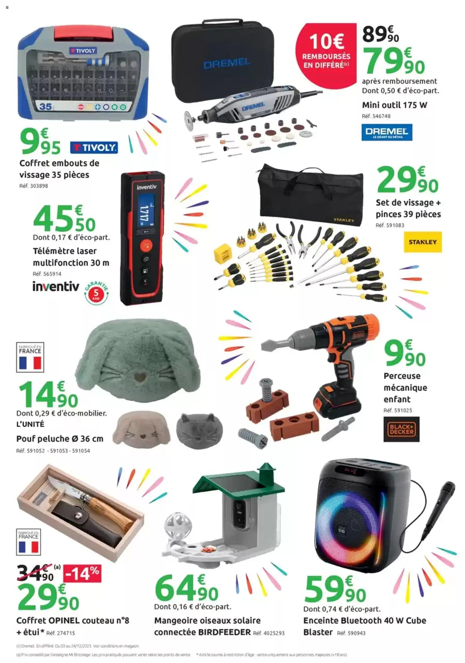 Mr. Bricolage Les bons plans (2025-12-03 - 2025-12-24)