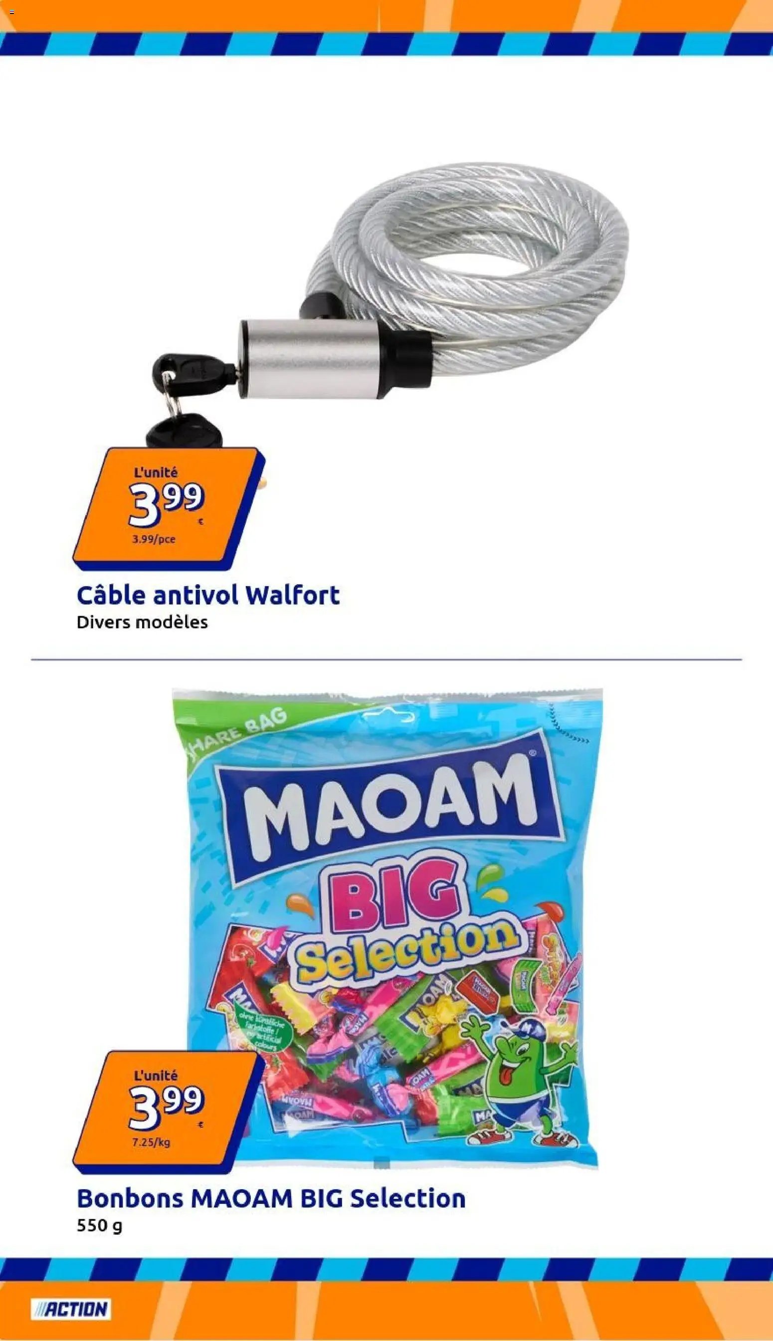Action catalogue