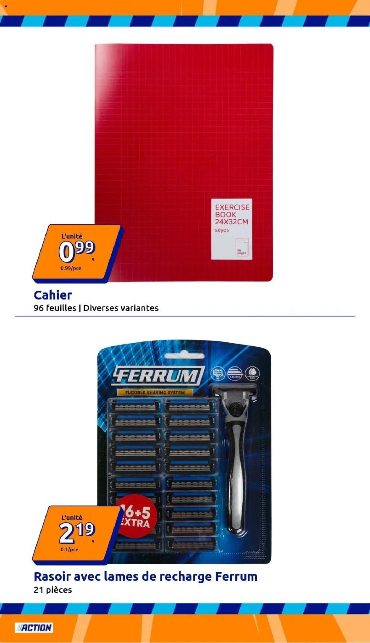 Action catalogue