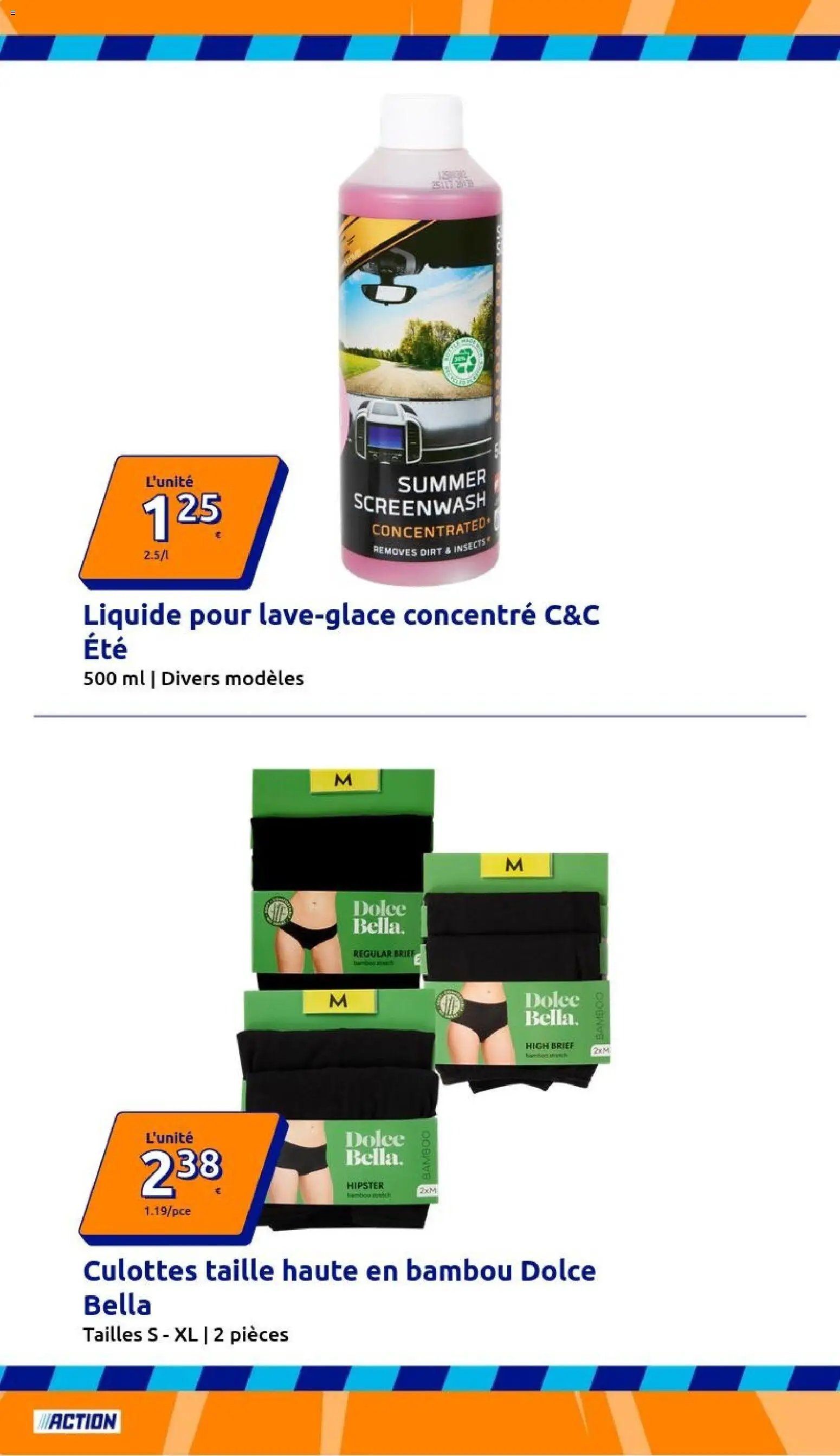 Action catalogue
