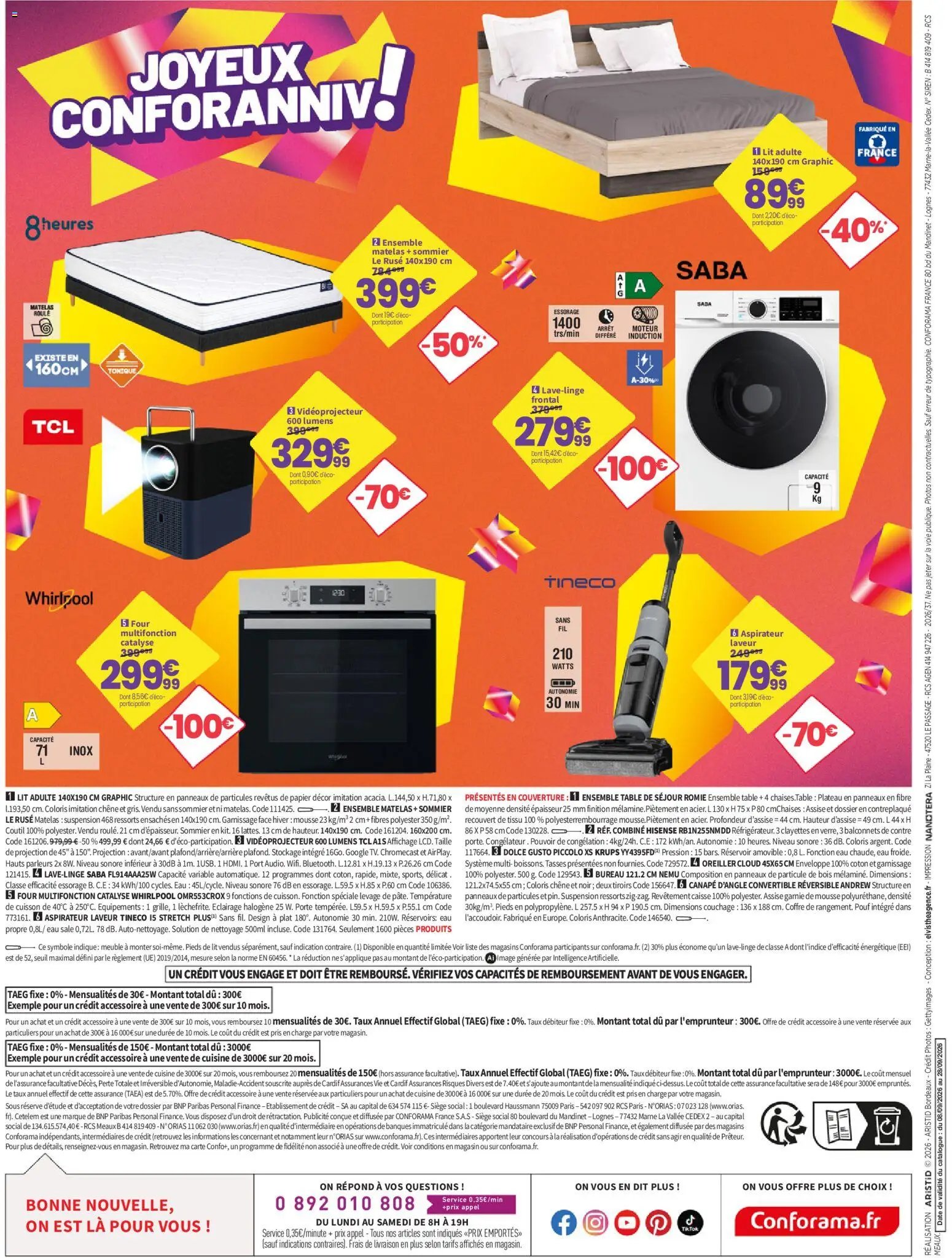 Conforama catalogue