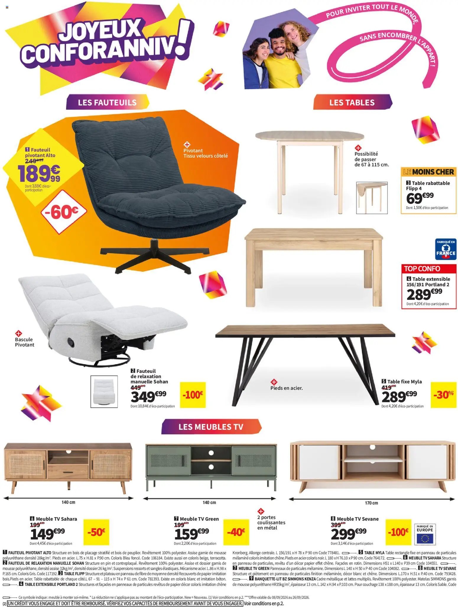 Conforama catalogue