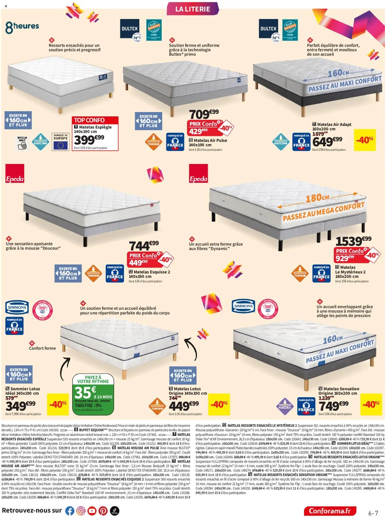 Conforama catalogue