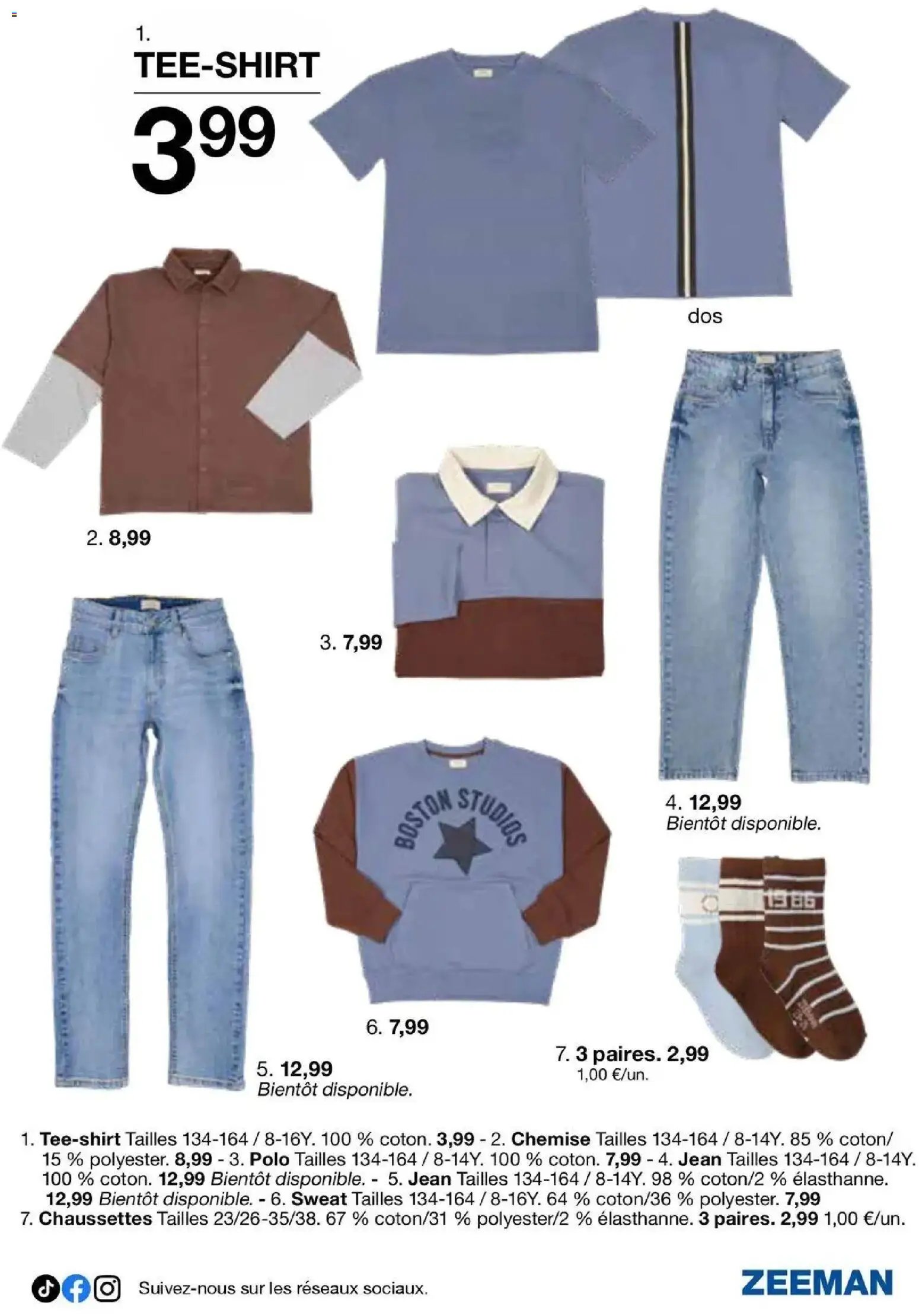 Zeeman - La rentrée avec notre nouvelle collection enfant
