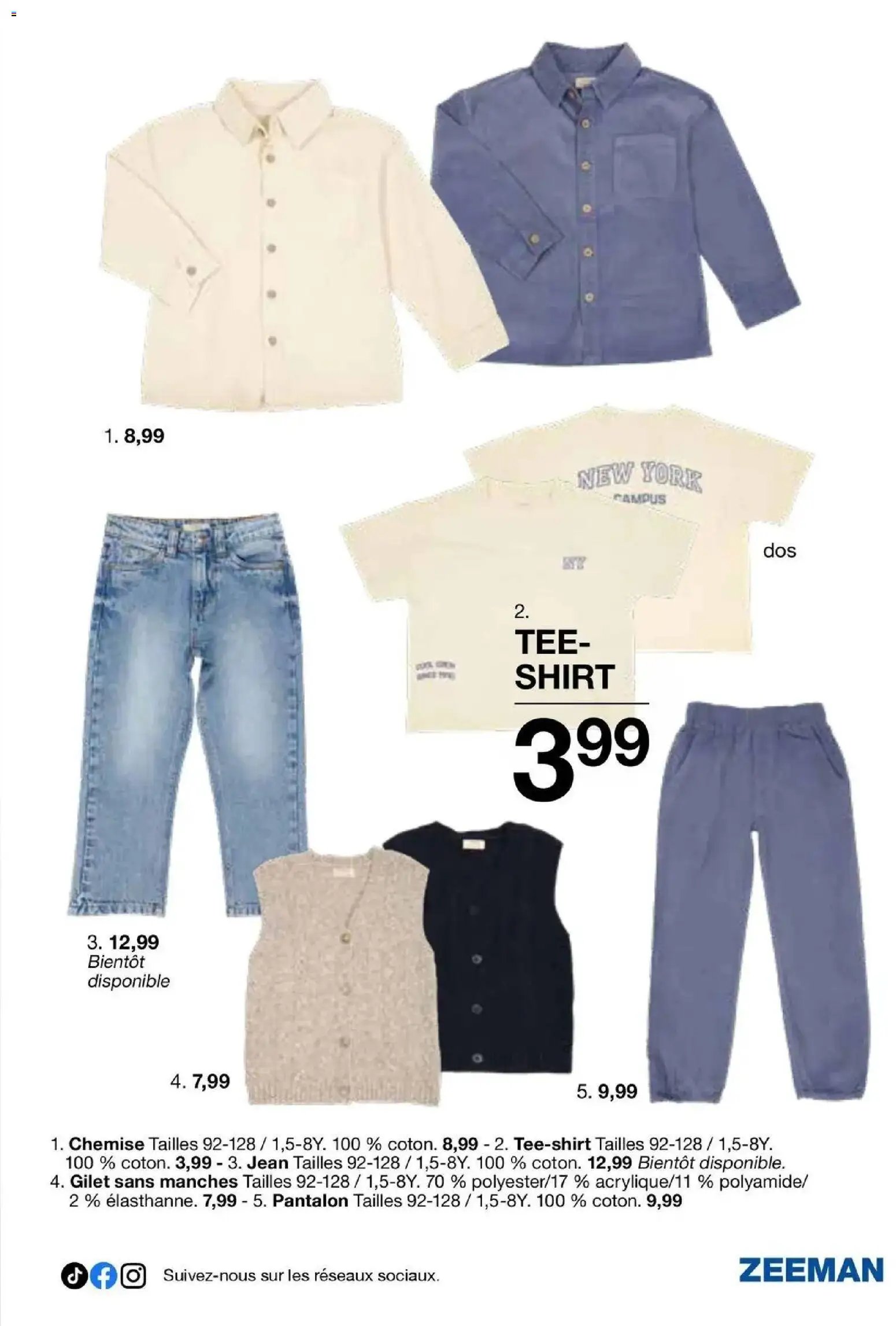 Zeeman - La rentrée avec notre nouvelle collection enfant
