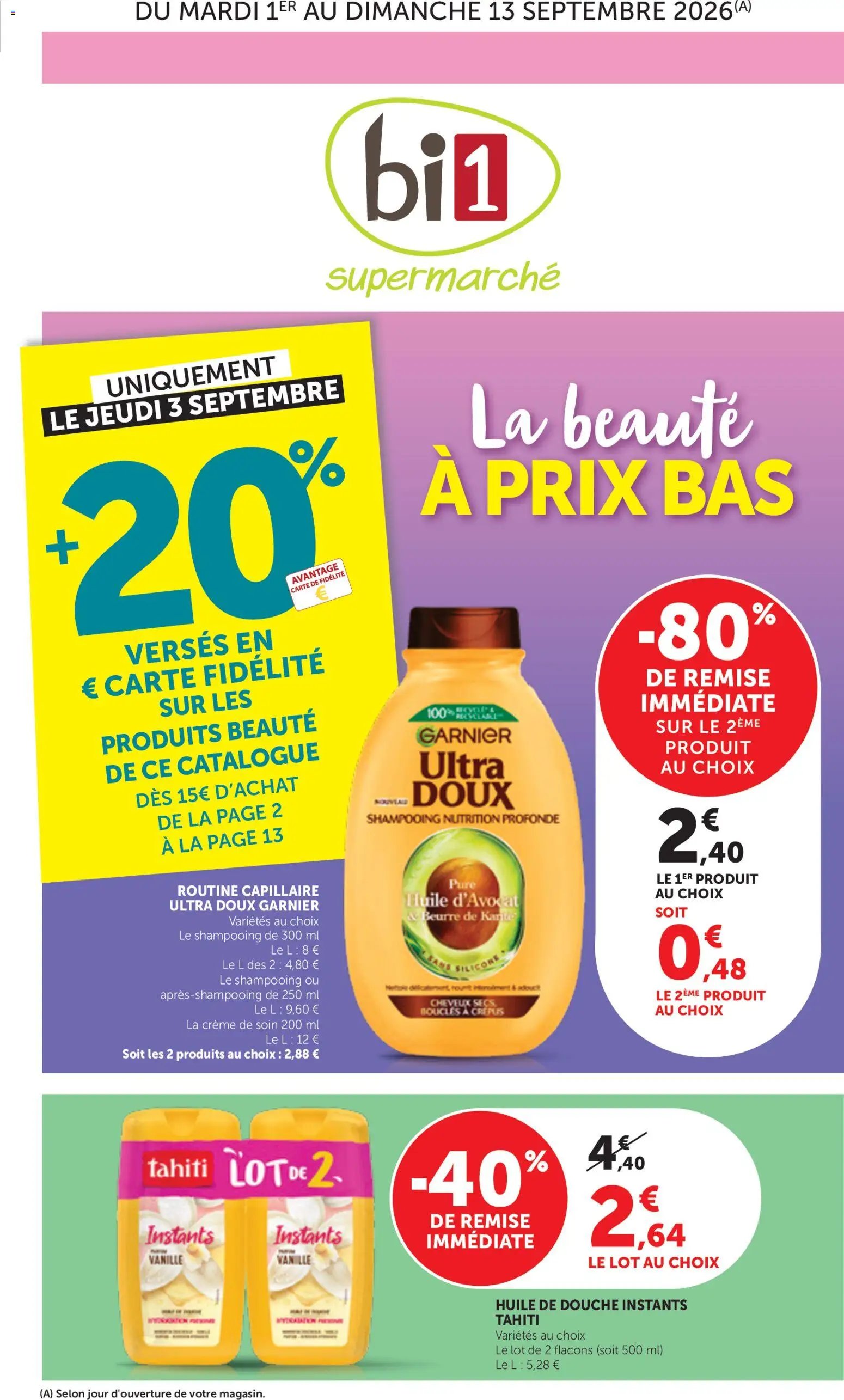 bi1 Catalogue la beaute à prix bas