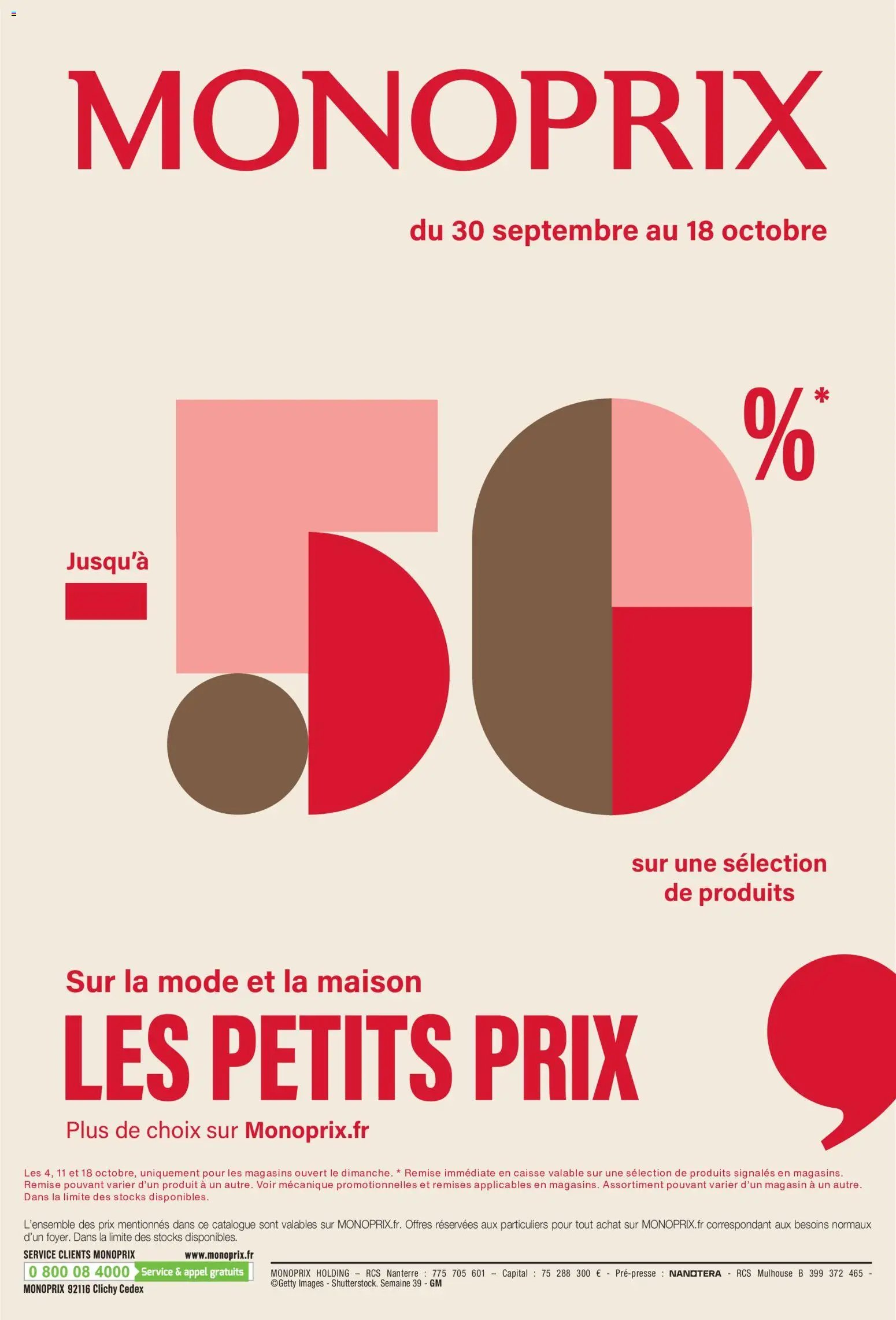 Monoprix catalogue