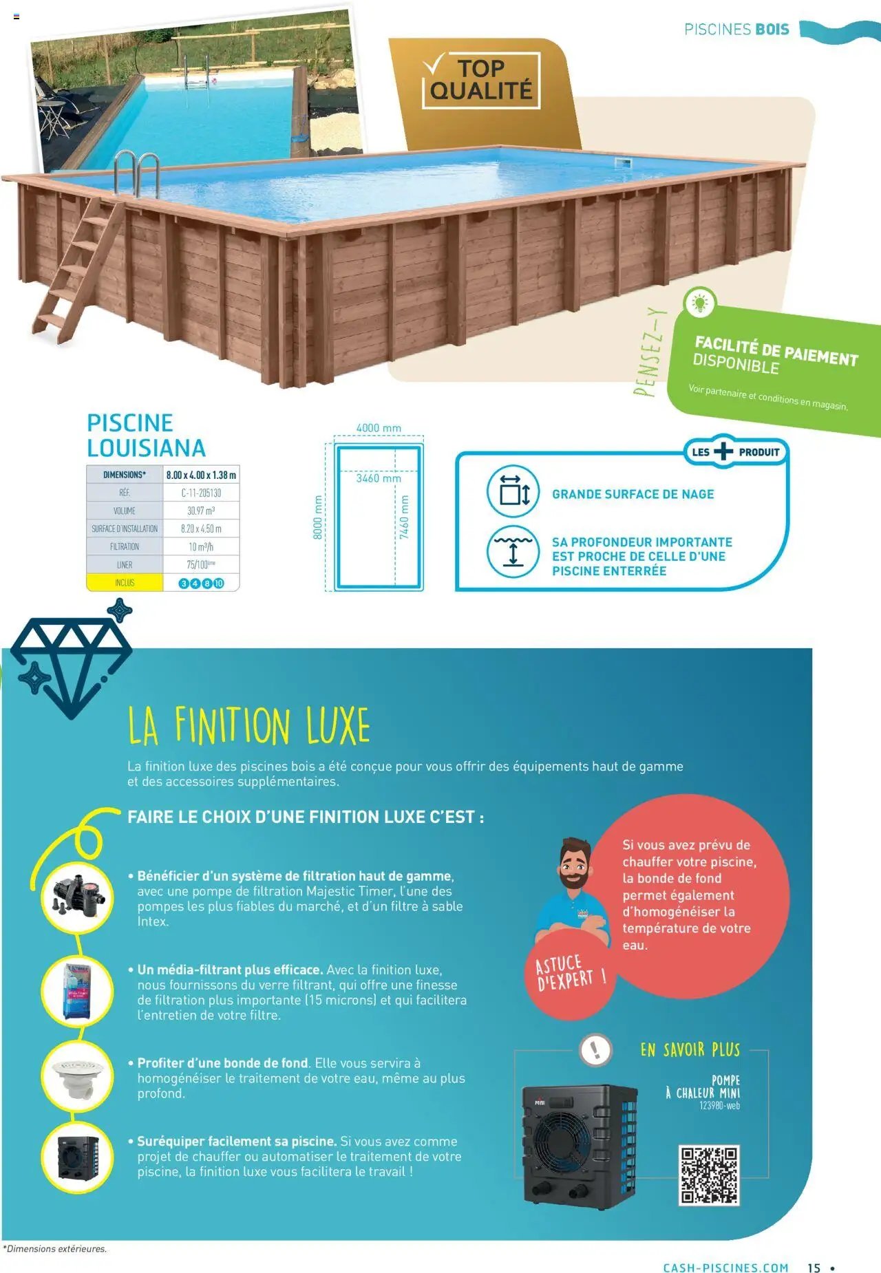 Cash Piscines Guide piscines hors-sol