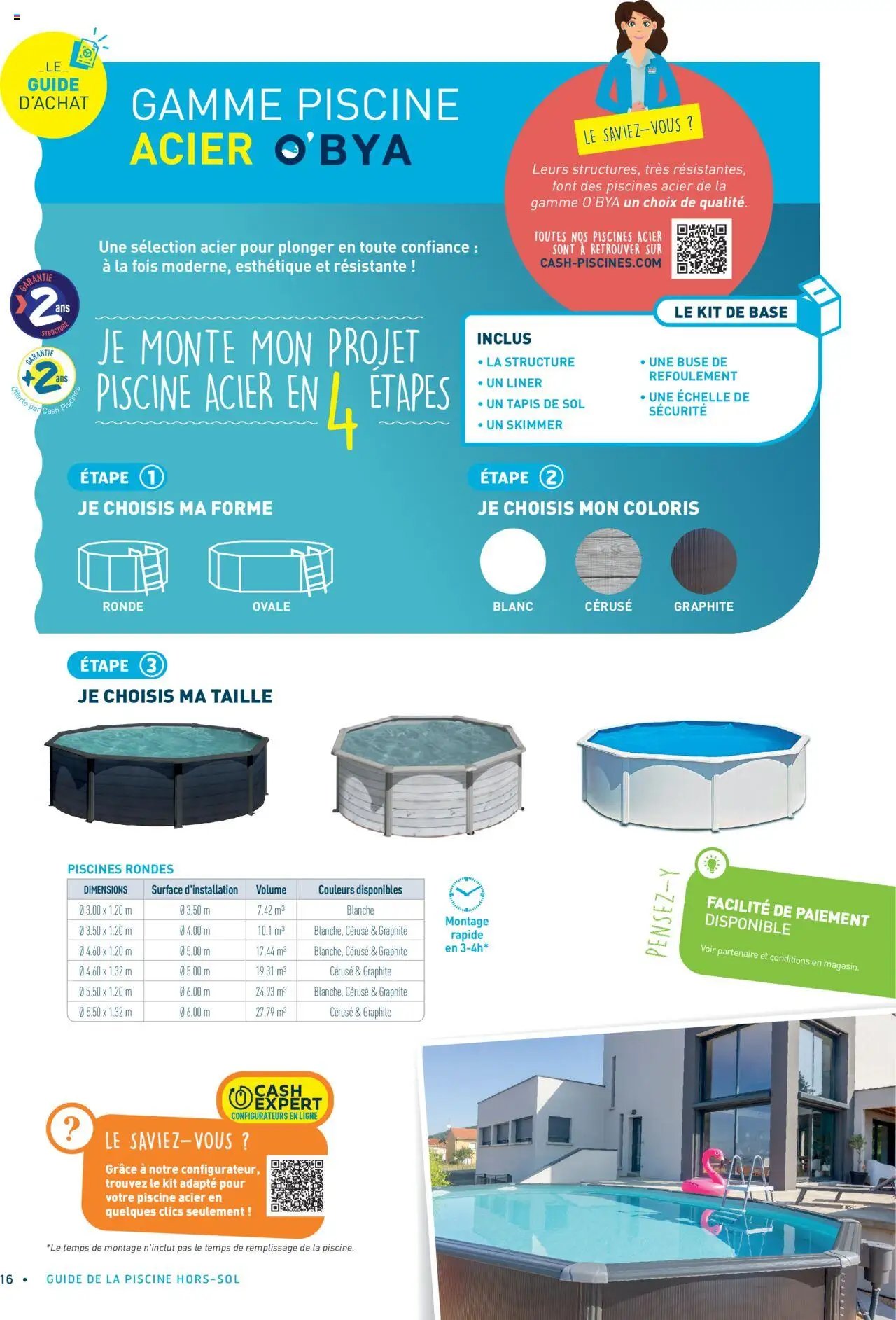 Cash Piscines Guide piscines hors-sol
