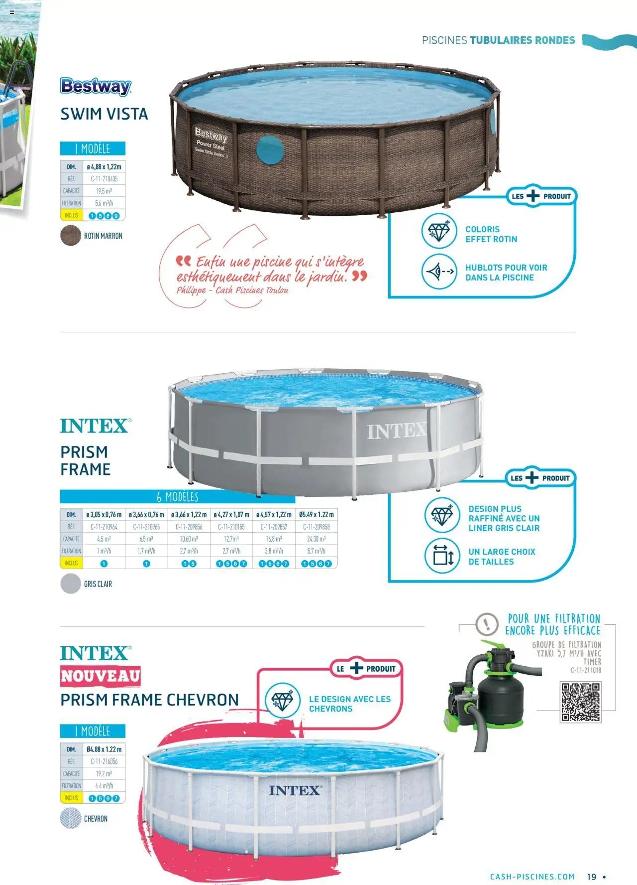 Cash Piscines Guide piscines hors-sol