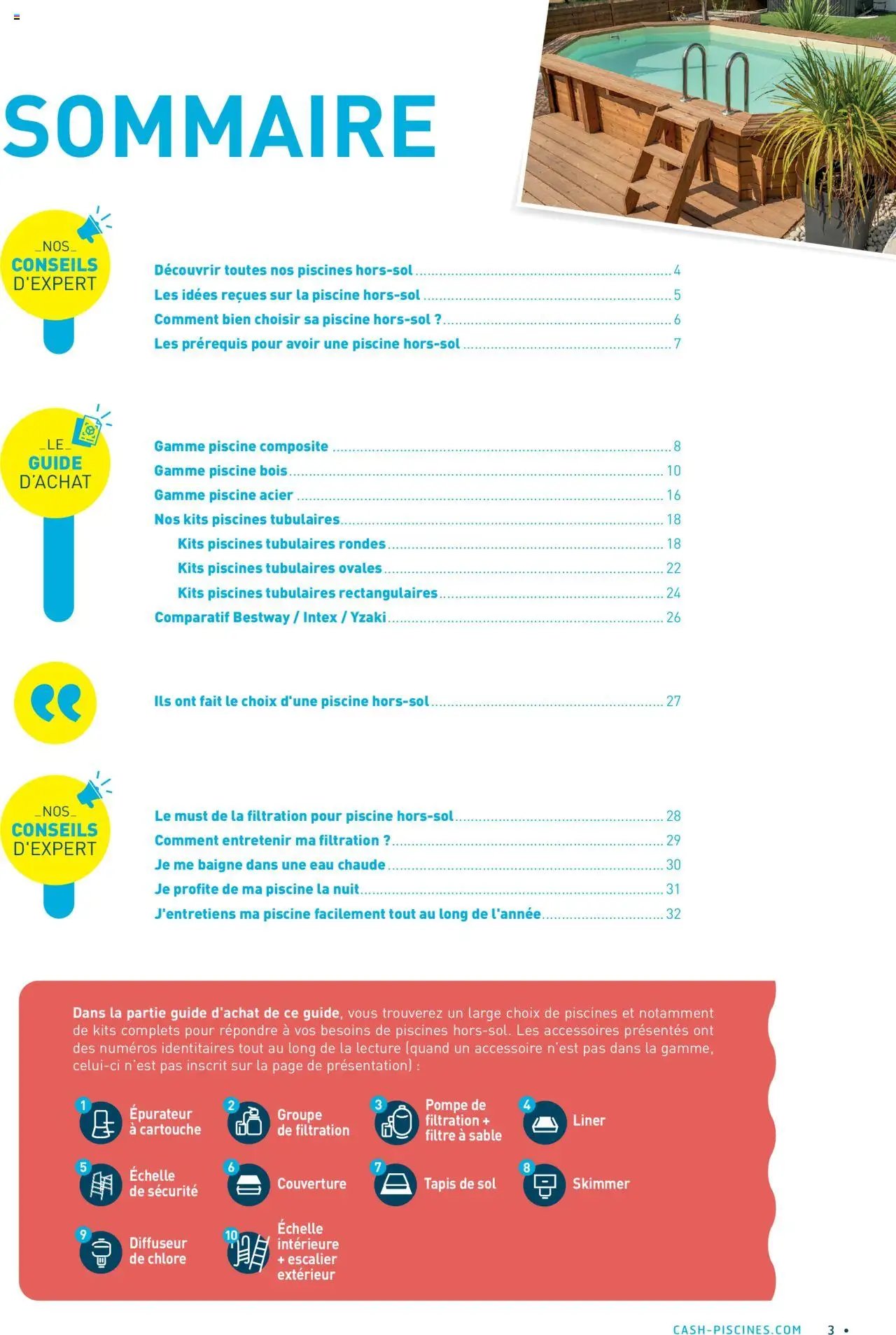 Cash Piscines Guide piscines hors-sol