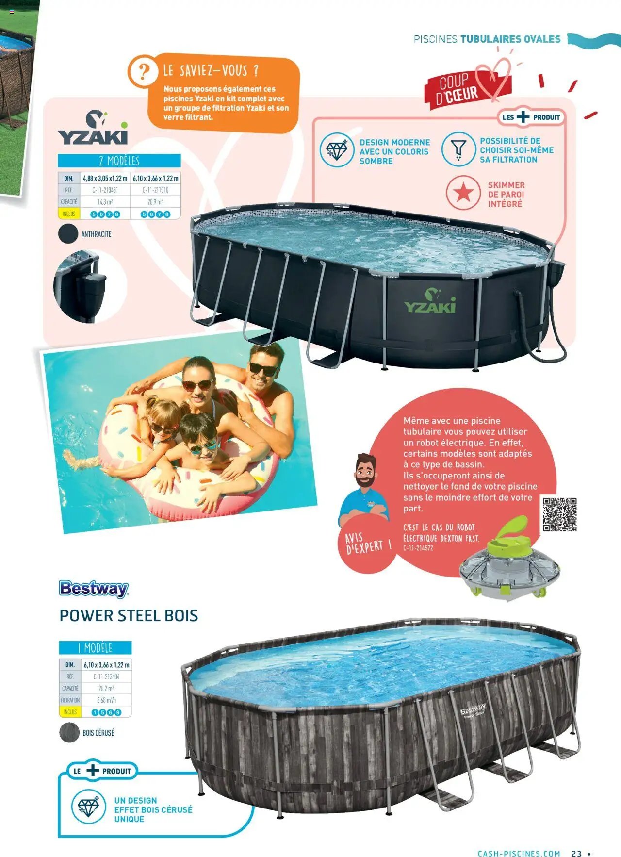 Cash Piscines Guide piscines hors-sol