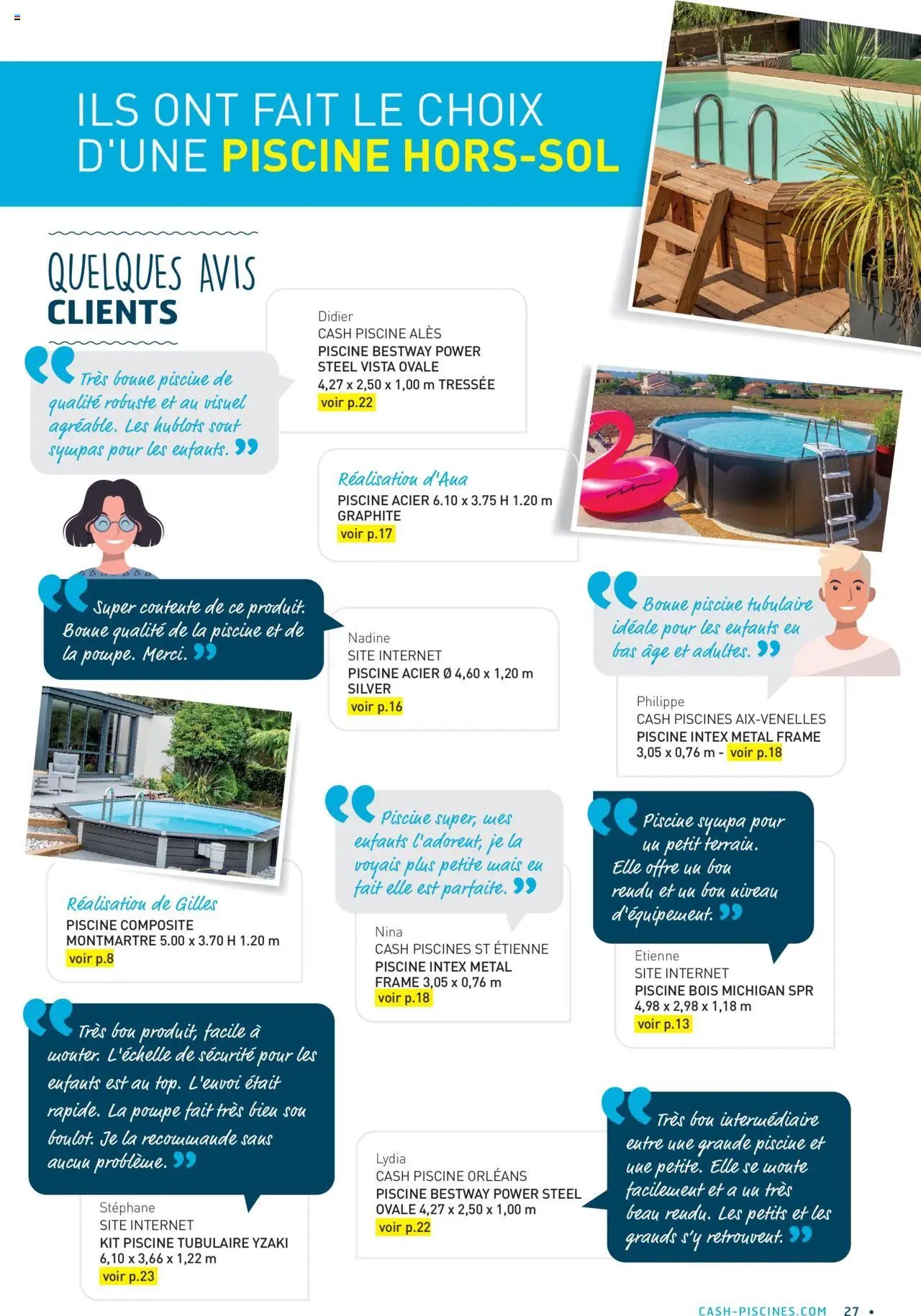 Cash Piscines Guide piscines hors-sol