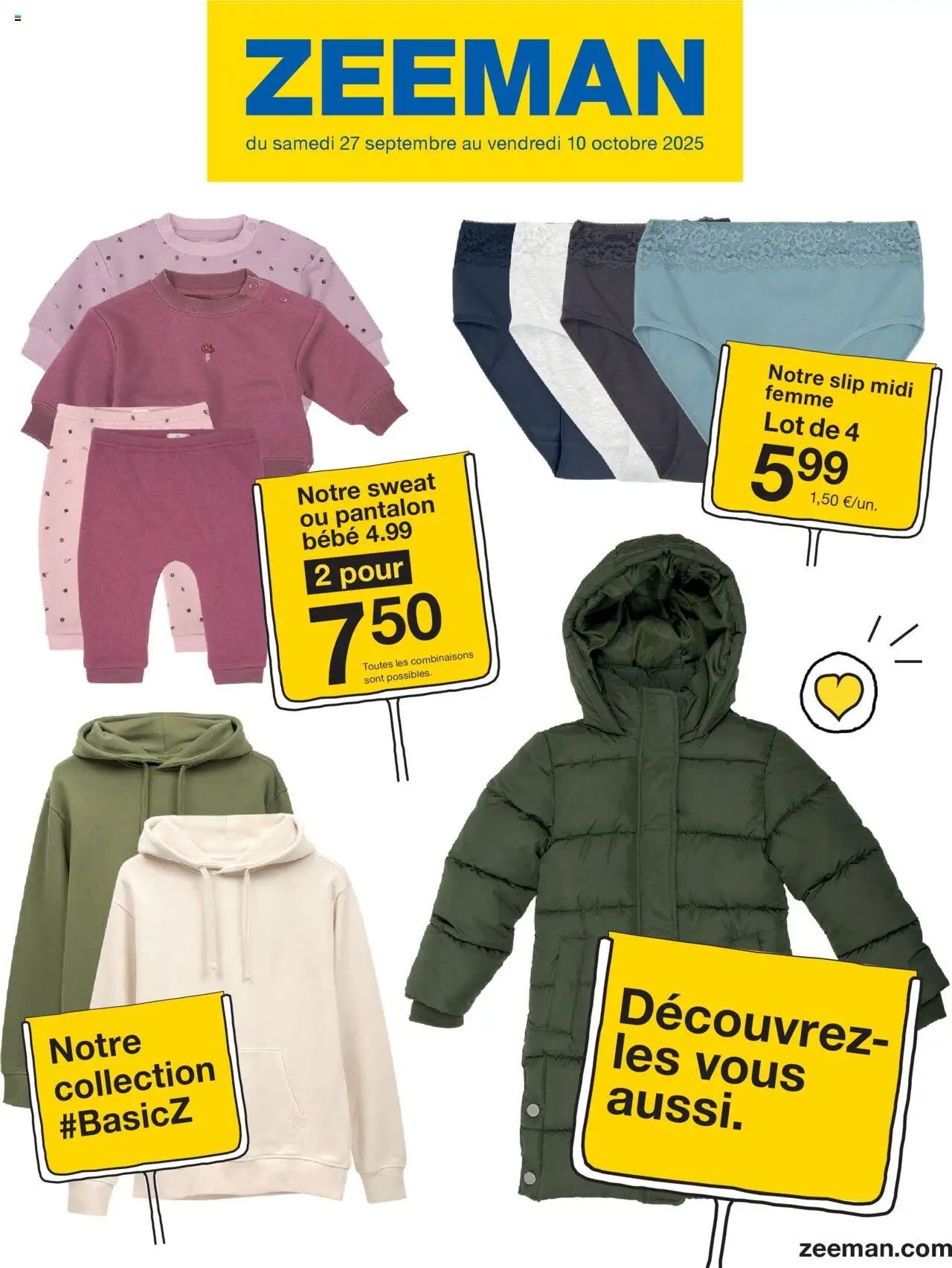 Zeeman catalogue Automne (2025-09-27 - 2025-10-10)