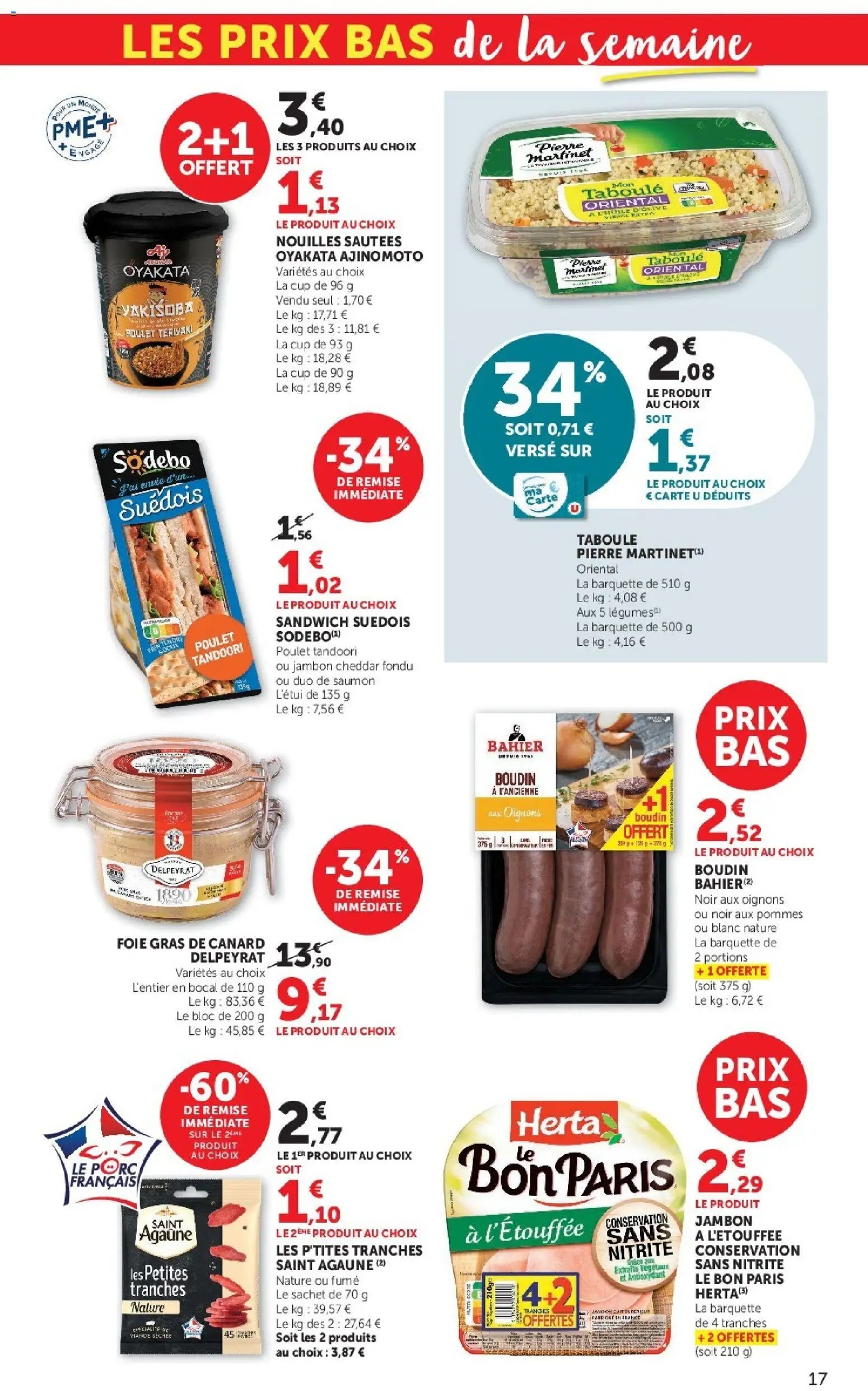 Hyper U - Les prix bas de la semaine
