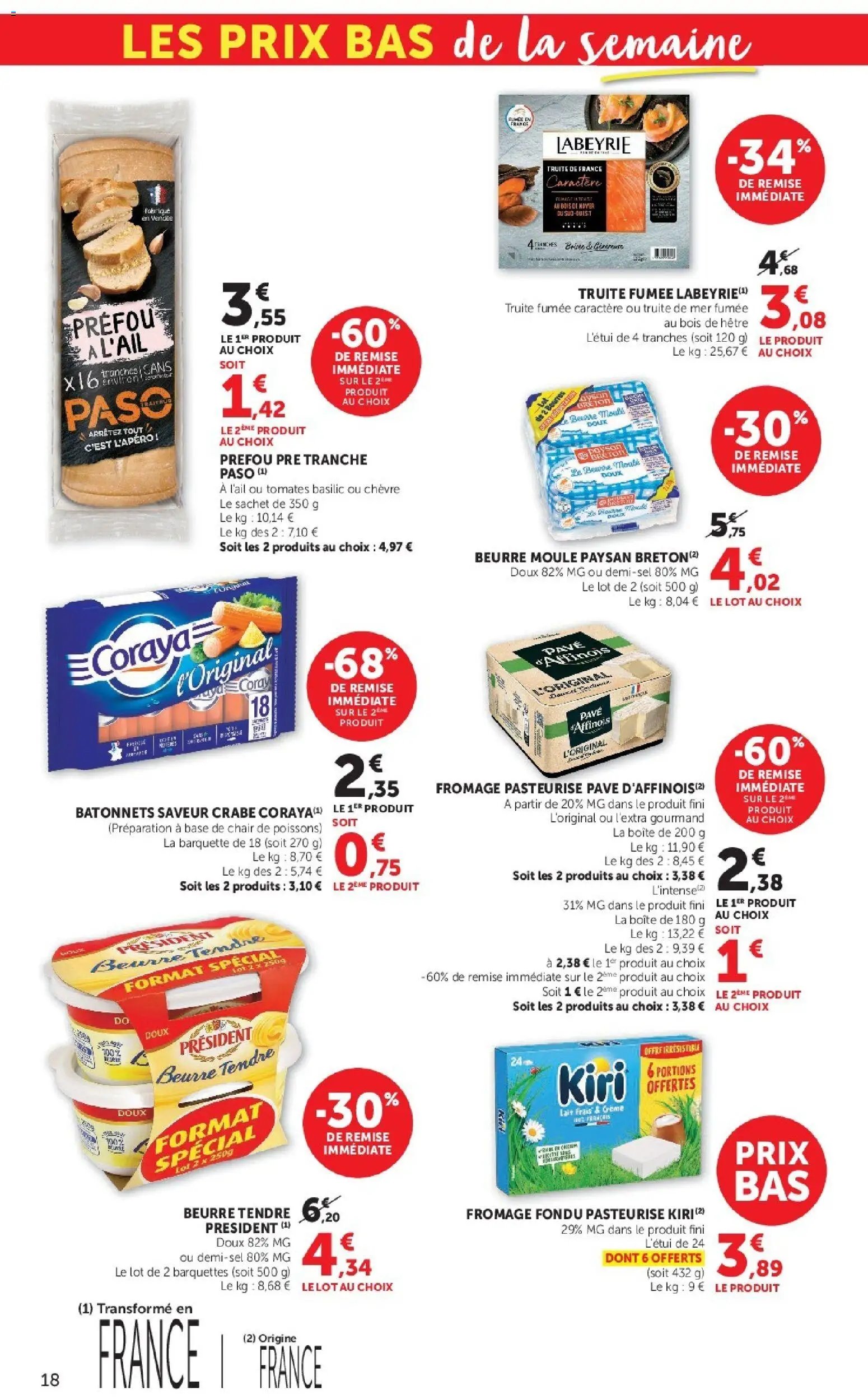 Hyper U - Les prix bas de la semaine