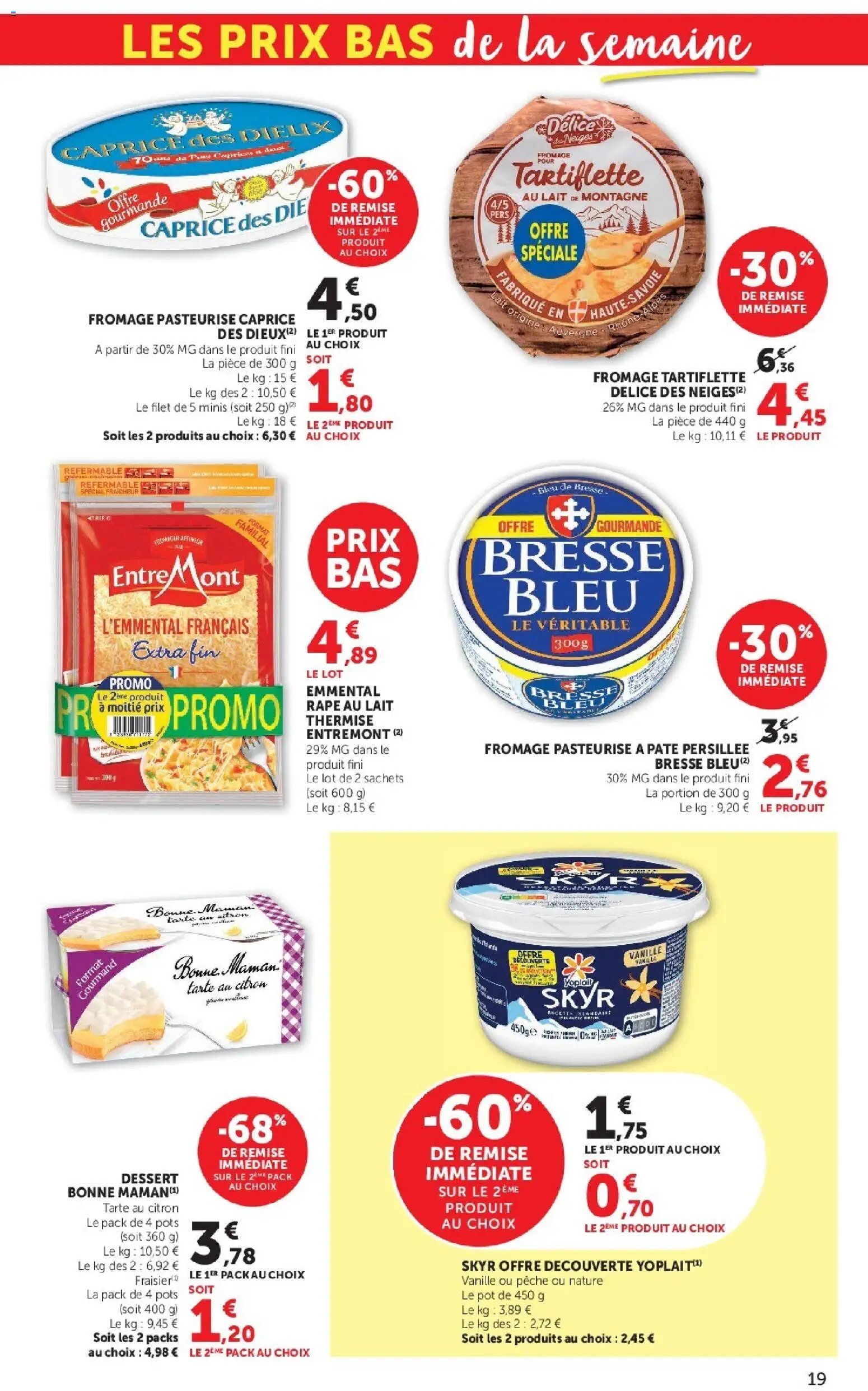 Hyper U - Les prix bas de la semaine