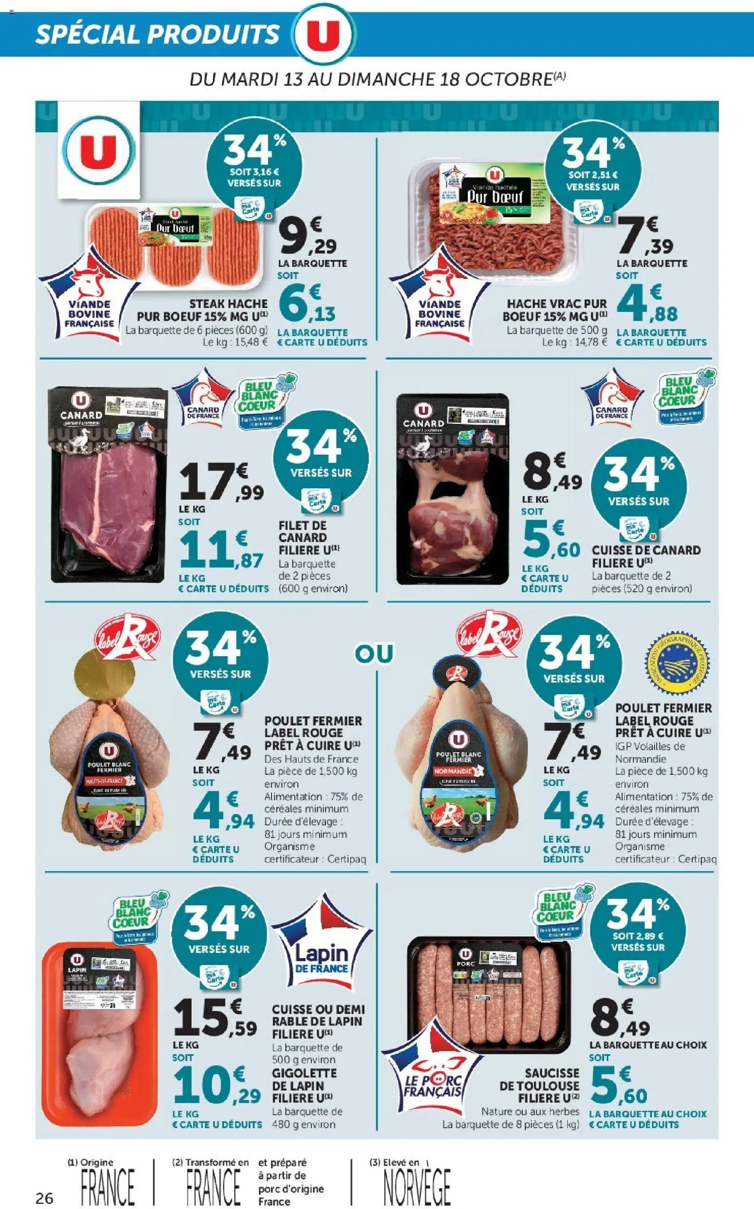 Hyper U - Les prix bas de la semaine