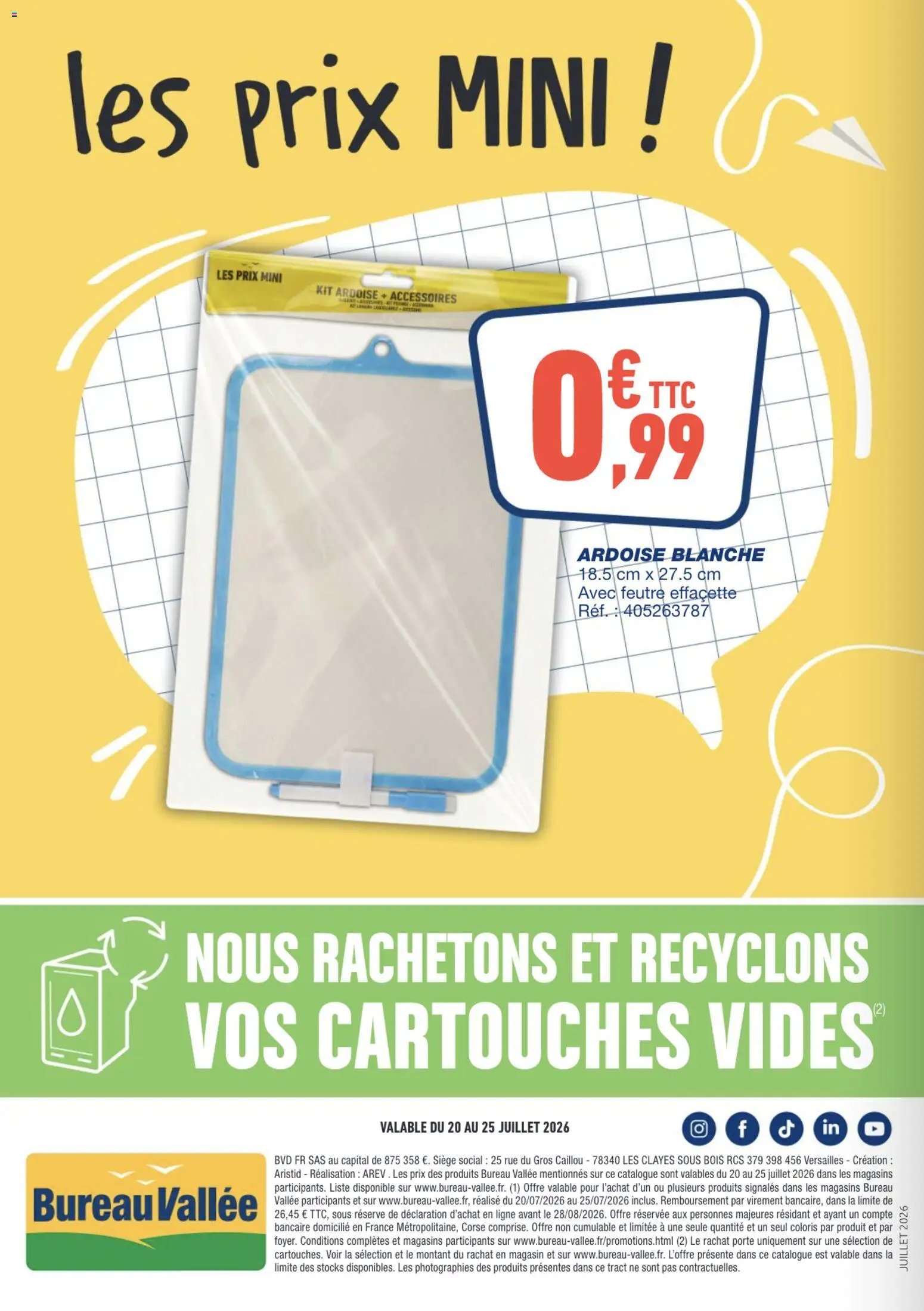 Bureau Vallée catalogue
