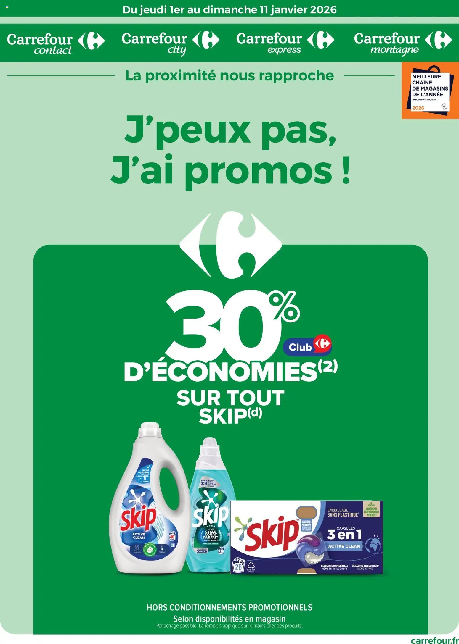 Carrefour City J'peux pas j'ai promos