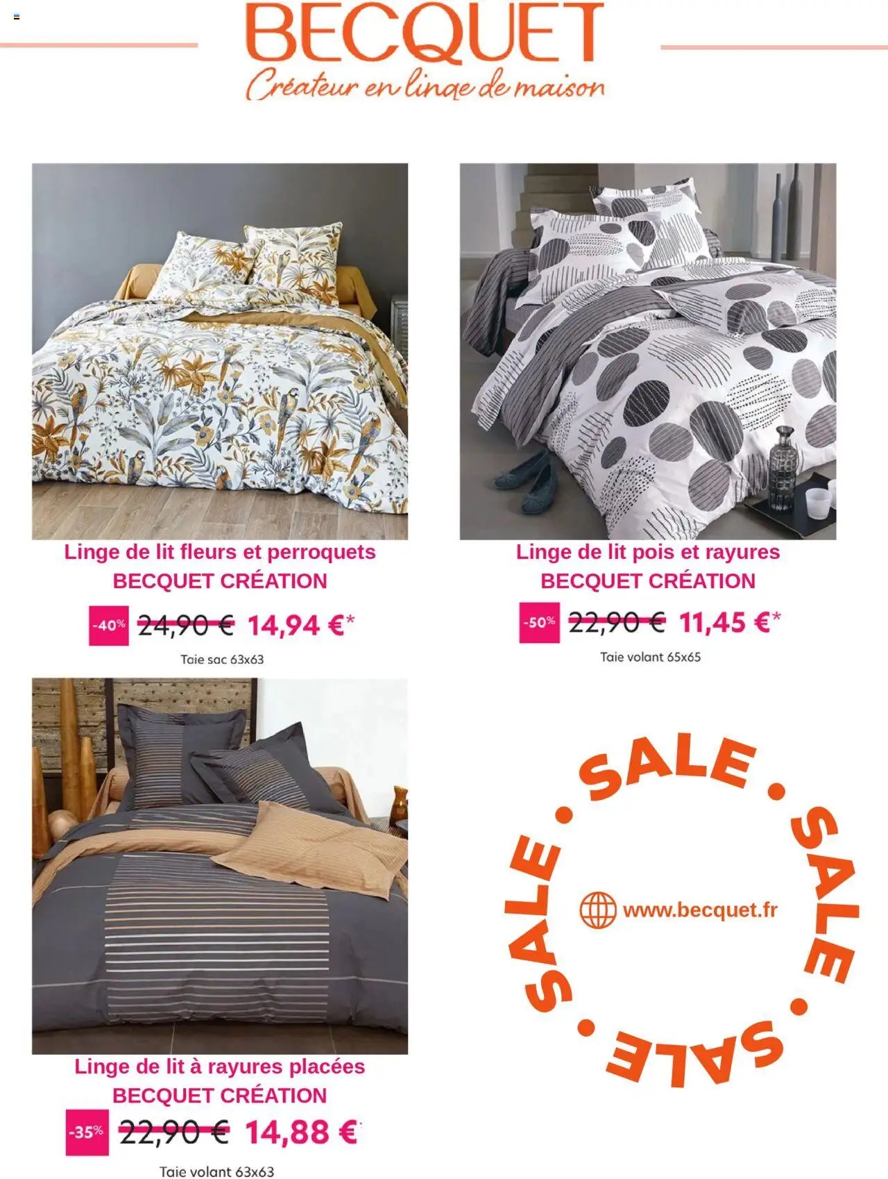 Becquet catalogue Automne